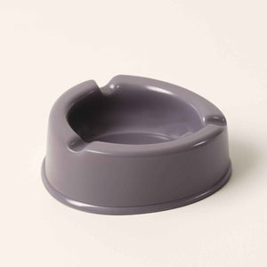 Oblivion Durable Plastic Ashtray with Wide Bowl and Triple Cigarette Holder Slots (1 pc)