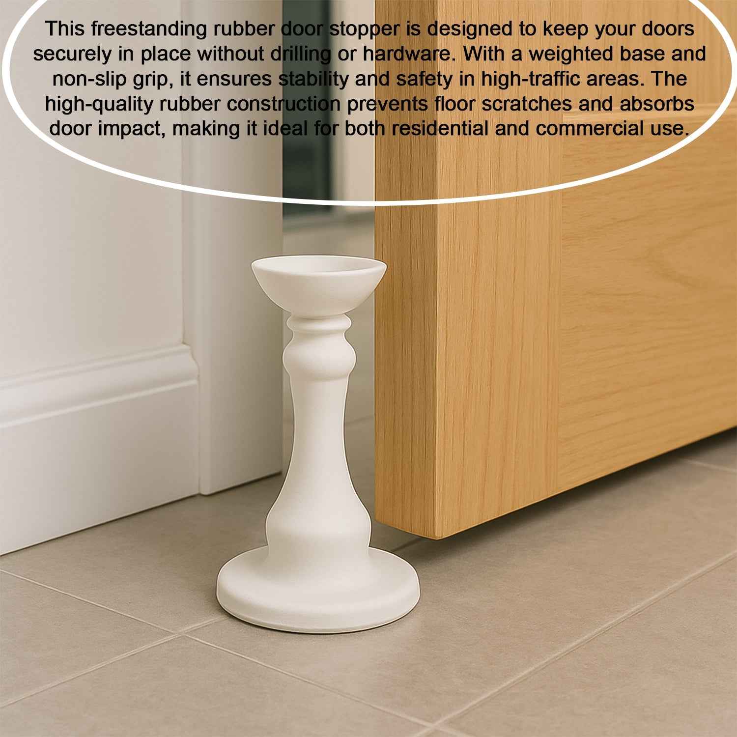 White Washing Machine Door Holder, Washing Machine Door Stopper (1 Pc)