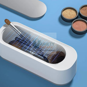 12670 Ultrasonic Jewllery, Cleaner, Ultrasonic Cleaning Machine, Portable jewellery Cleaning Mchine For Jewellery, Ring, Silver, Retainer, Glasses, Watches, Coins, High Frequency Vibration Machine (Battery Not Included) Travel Sahayak