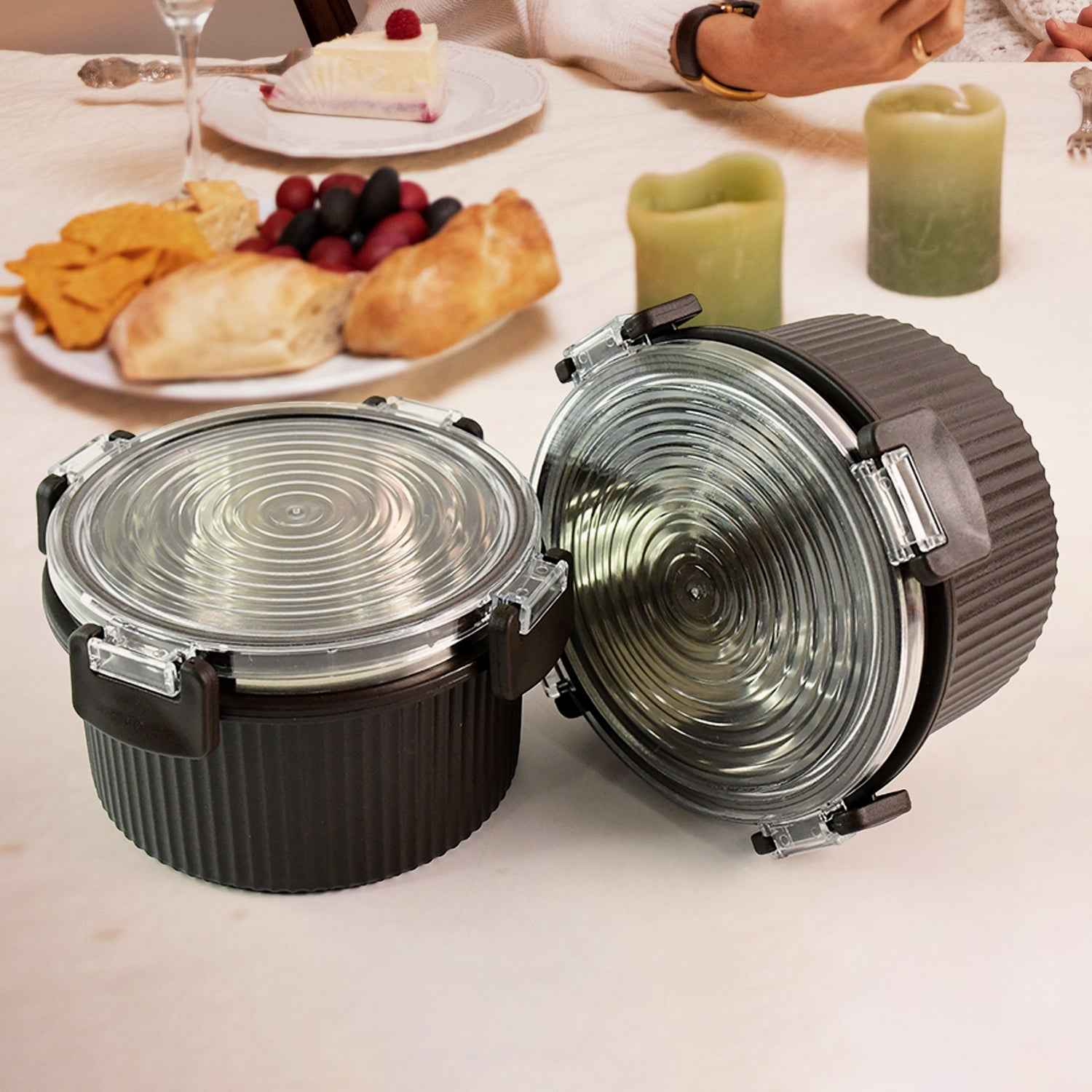 Apex Rustic Jar Set – 2 Pcs, 450ml Each Approx