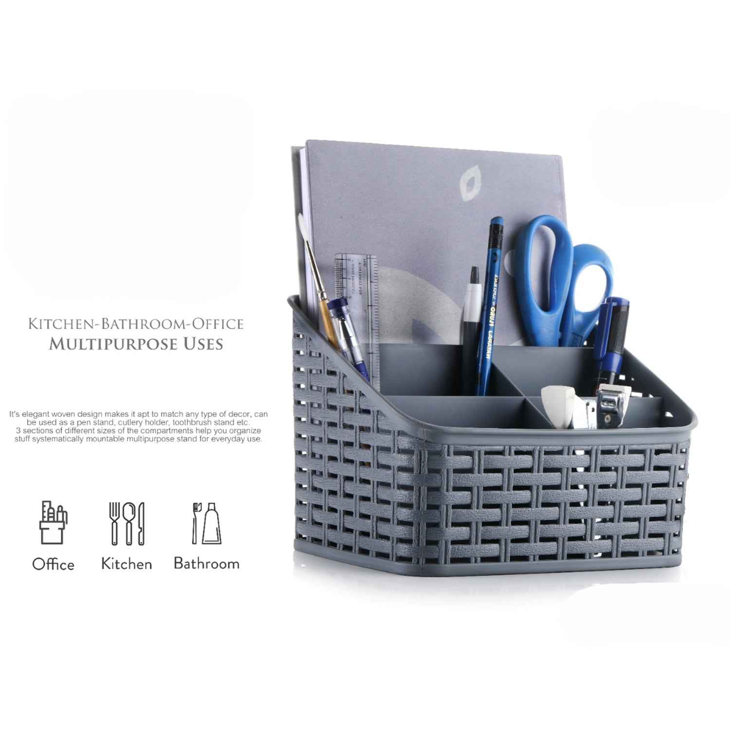 Apex Premium Multipurpose Divider Holder with 5-Section Compartments