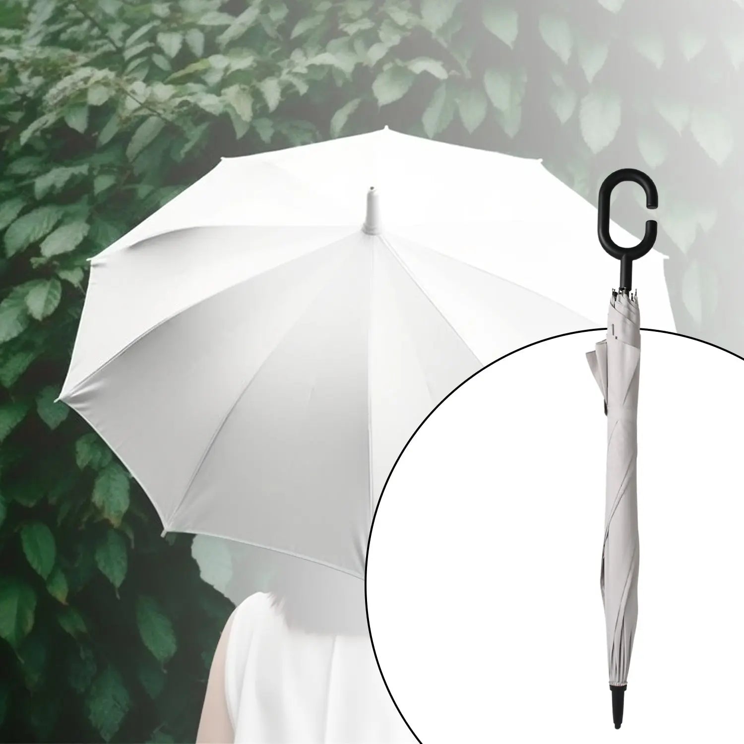 8551 Umbrella Summer Sun and Rain Protection Foldable Cute Umbrella & C-Shaped Handle || UV Protection Rain Sun Umbrella || Travel Accessories || Umbrella for Children, Girls, and Boys (1 Pc / Mix Color) - varietybazaar.co.in
