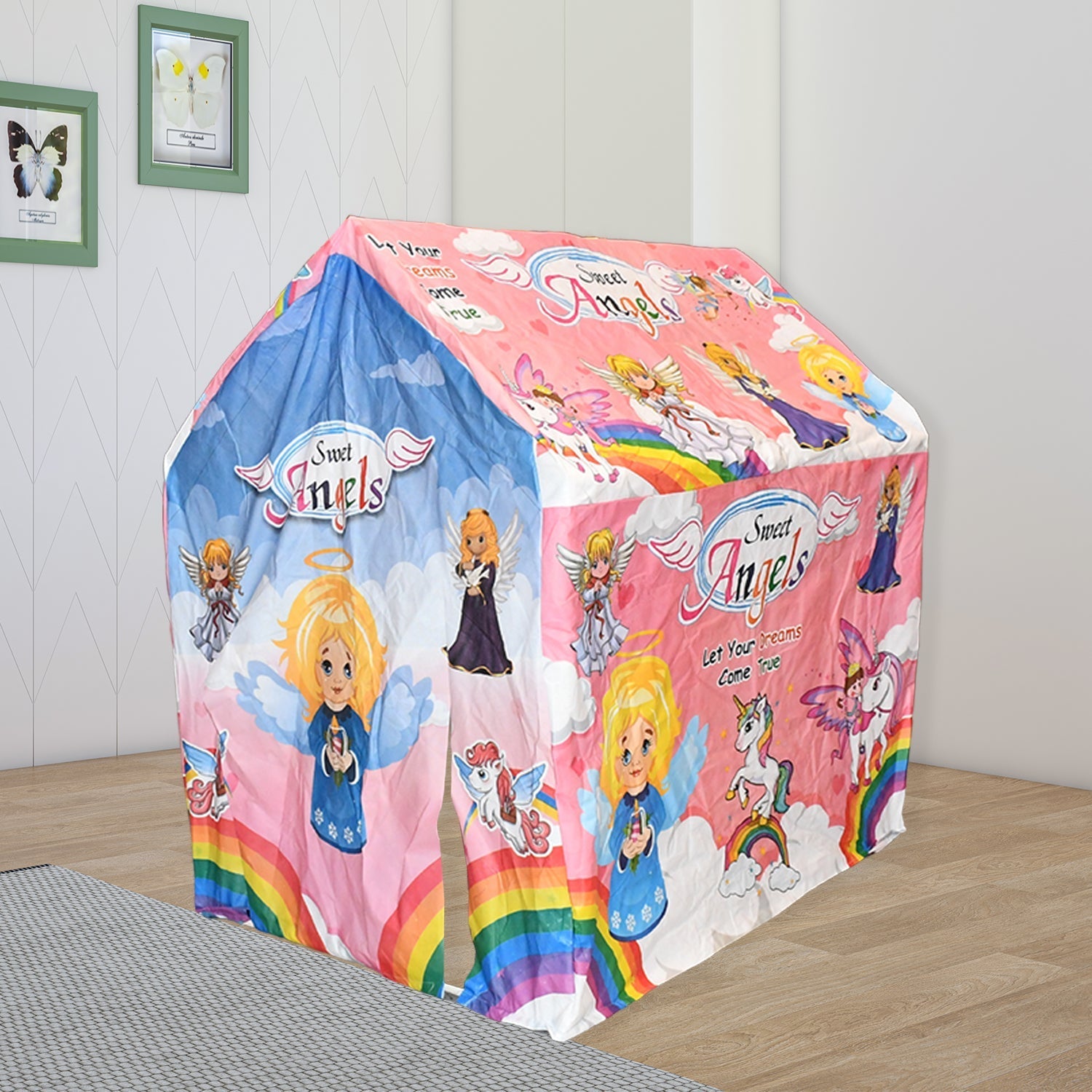 Jumbo Size Go to School Kids Play Tent House (Multicolour) Variety Bazaar