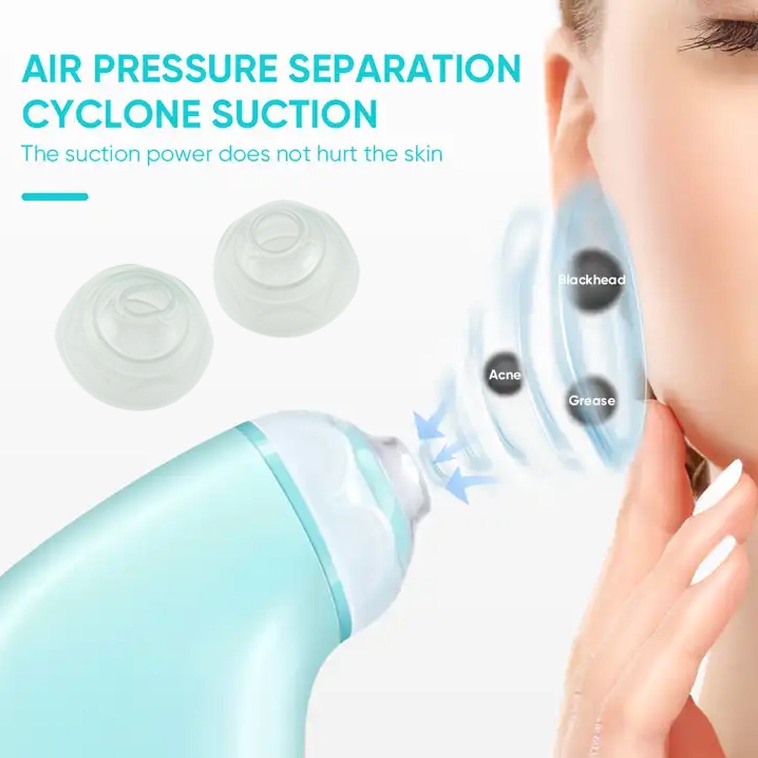 Mini Handheld Vacuum Blackhead Remover – Facial Massage & Spot Lifting (1 Pc) Variety Bazaar