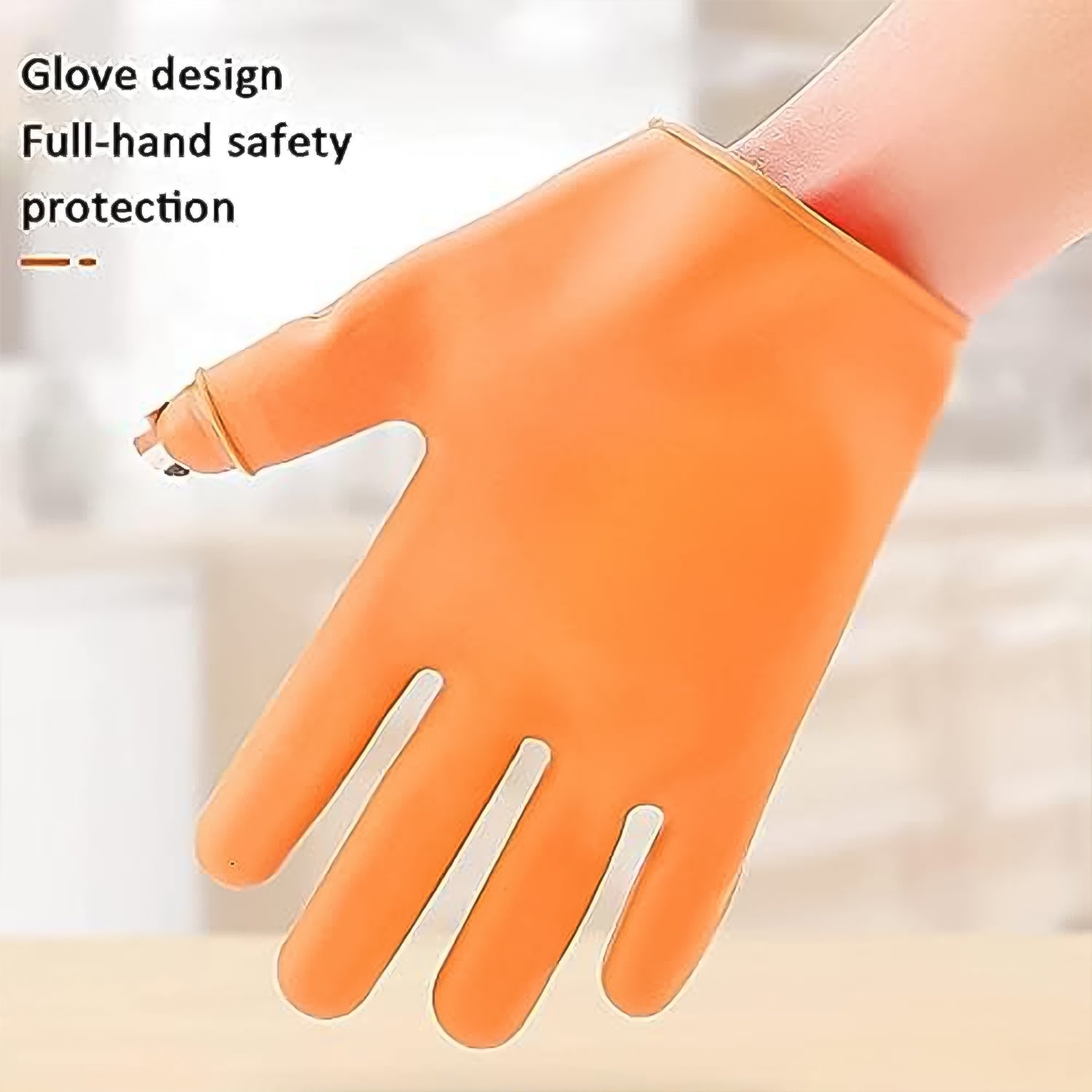 Gloves Silicone Thumb Knife Finger Protector Gears Cutting Vegetable Harvesting Knife Variety Bazaar