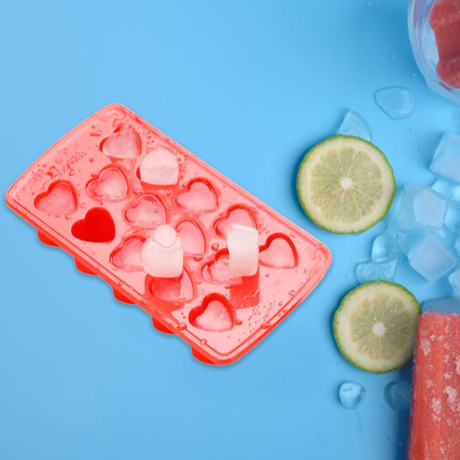 Plastic Ice Cube Tray Set (4 Pc) Variety Bazaar