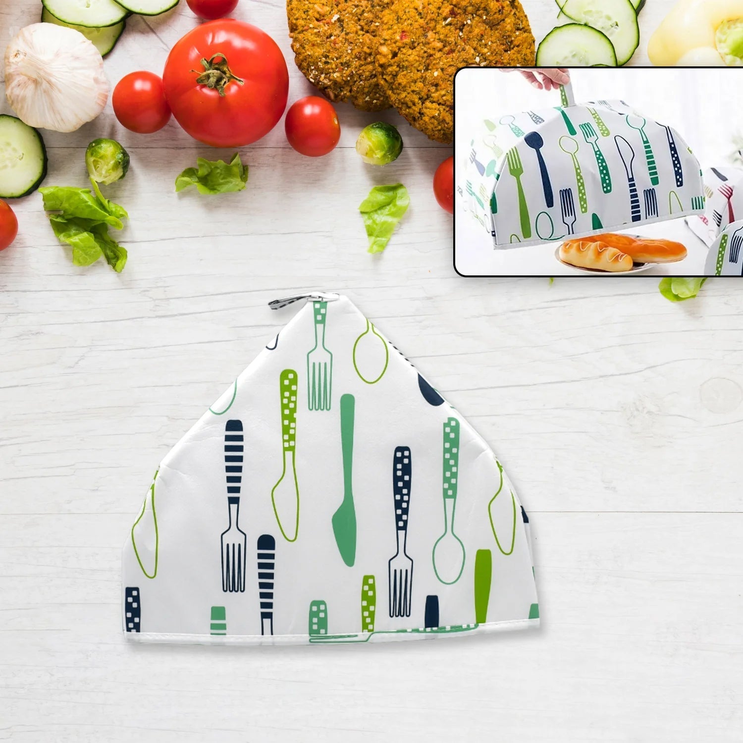 Foldable Food Covers, Kitchen Lid Foldable Cover (1 Pc / Small) Variety Bazaar