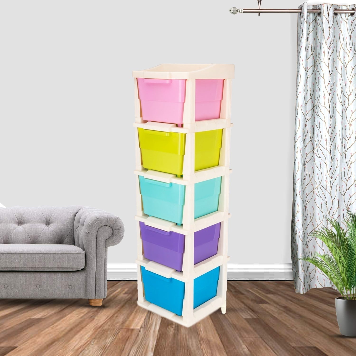 5 Layer Multi-Purpose Modular Drawer Storage System Variety Bazaar