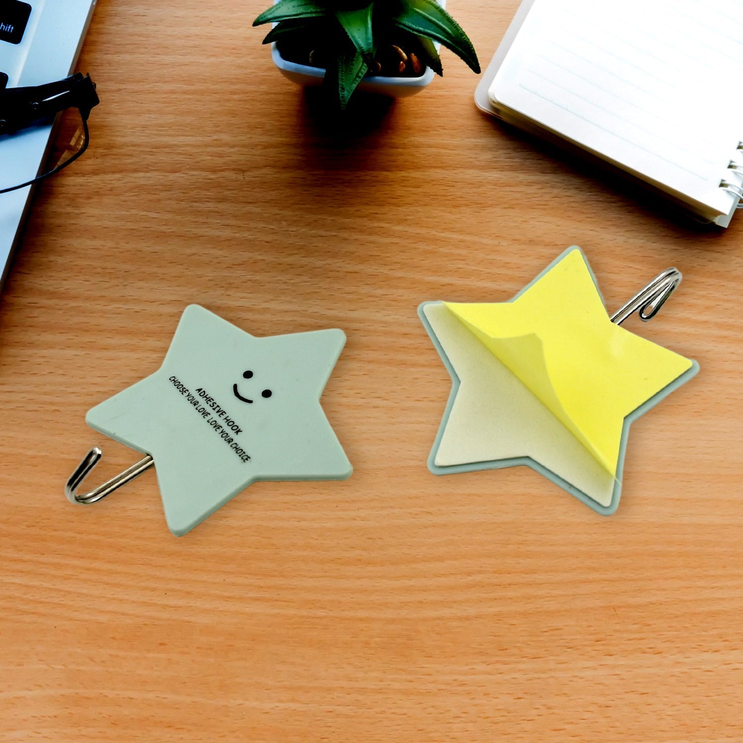 Multipurpose Strong Self-Adhesive Hooks – Heavy Plastic Wall Hooks for Home, Kitchen & Office Use Variety Bazaar