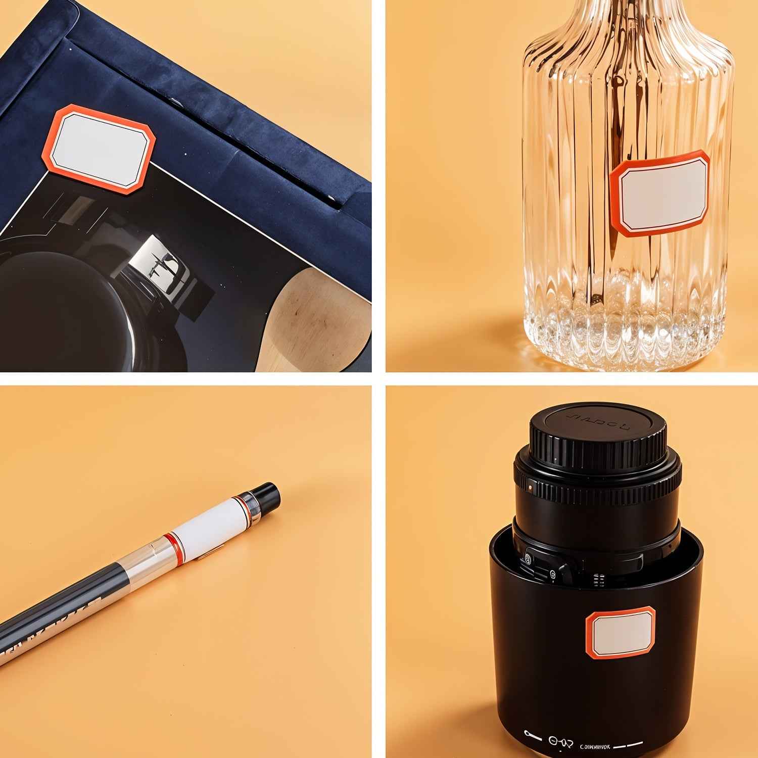 Multipurpose Writable Blank Label Sticker Sheets (50 Sheet)