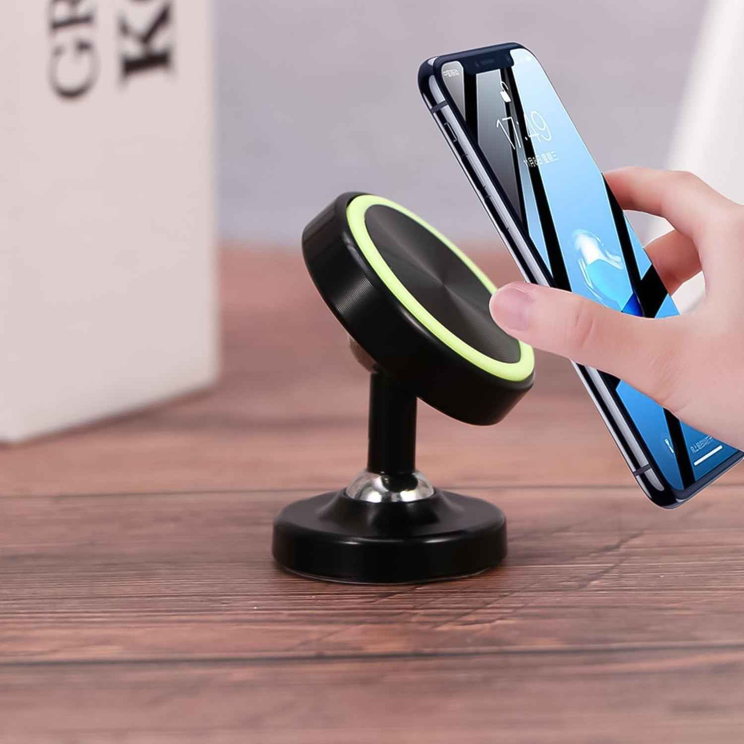 360° Rotating Magnetic Phone Holder Stand (1 Pc)