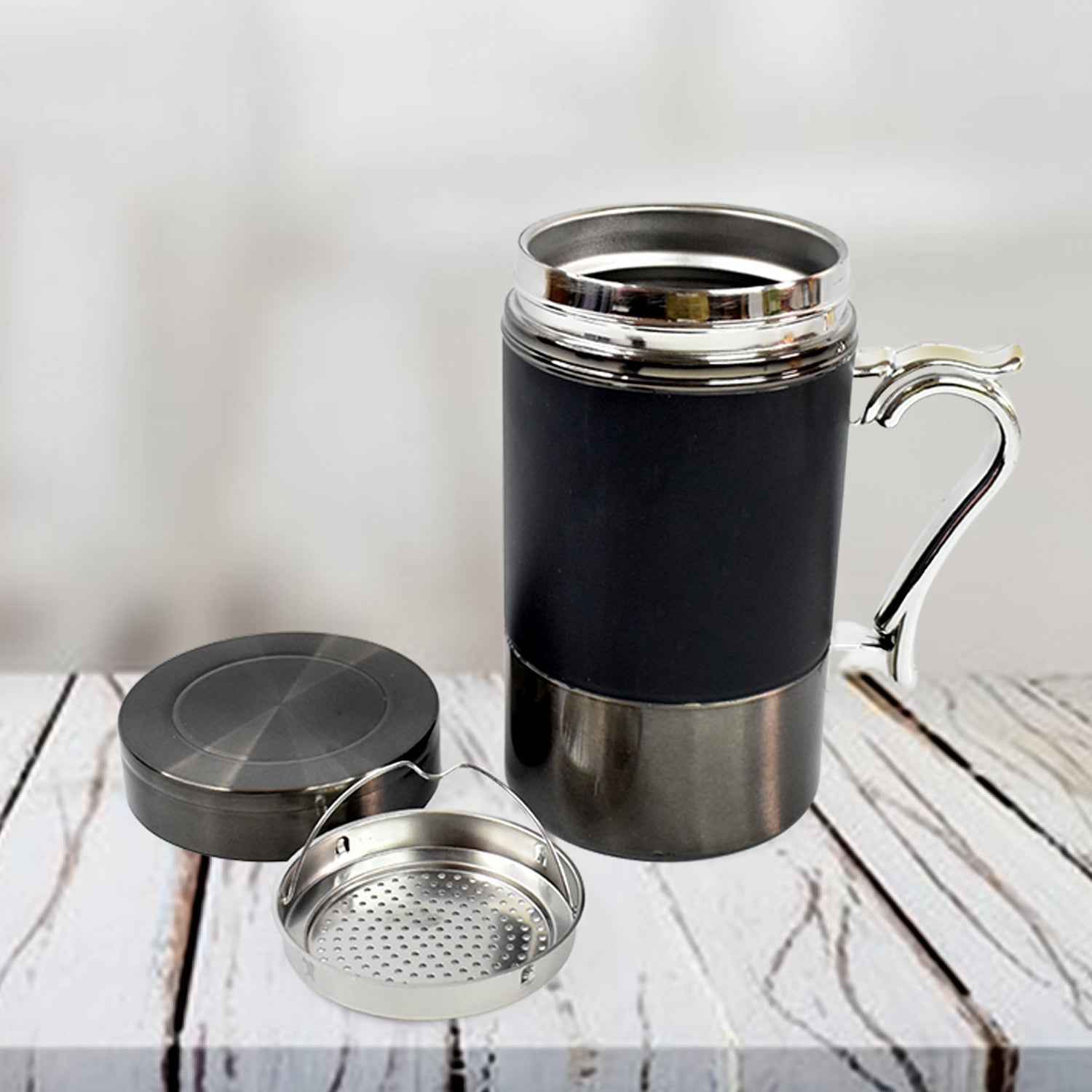 Stainless Steel Water Bottles Approx 600ML (Mix Design & Color / 1 Pc)