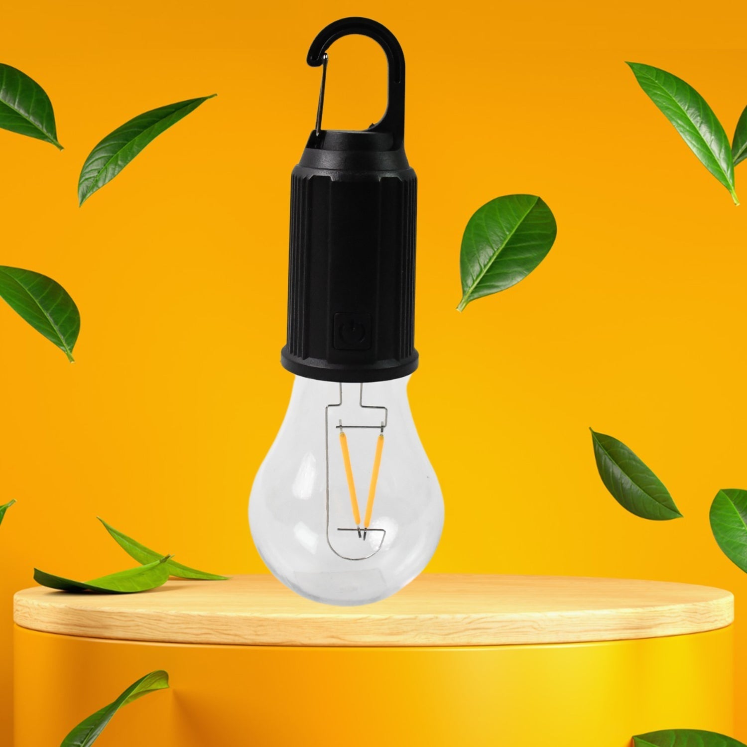 Rechargeable LED Camping Lantern – 3 Modes, Portable with Clip Hook (1 Pc) Variety Bazaar