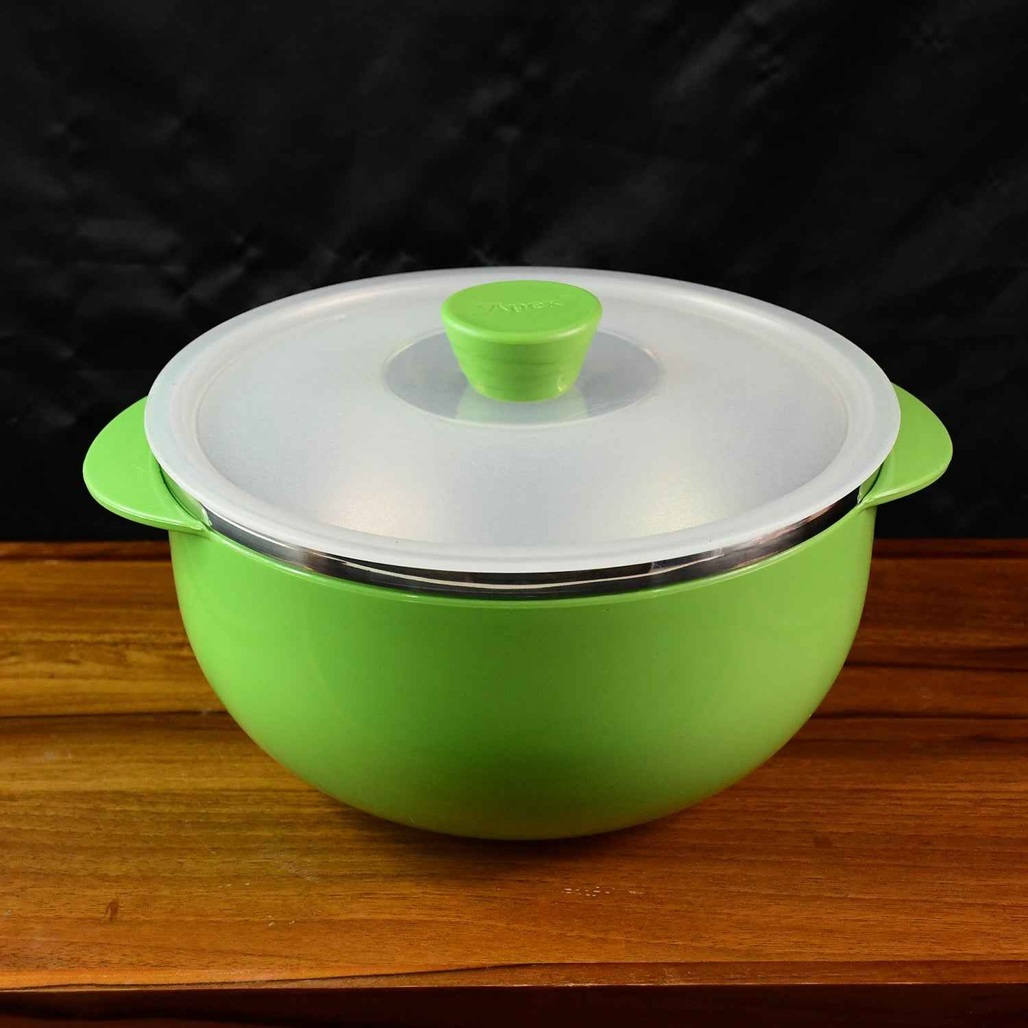 Apex 2200ml Microwave-Safe Plastic Serving Bowl with Lid (1 Pc)