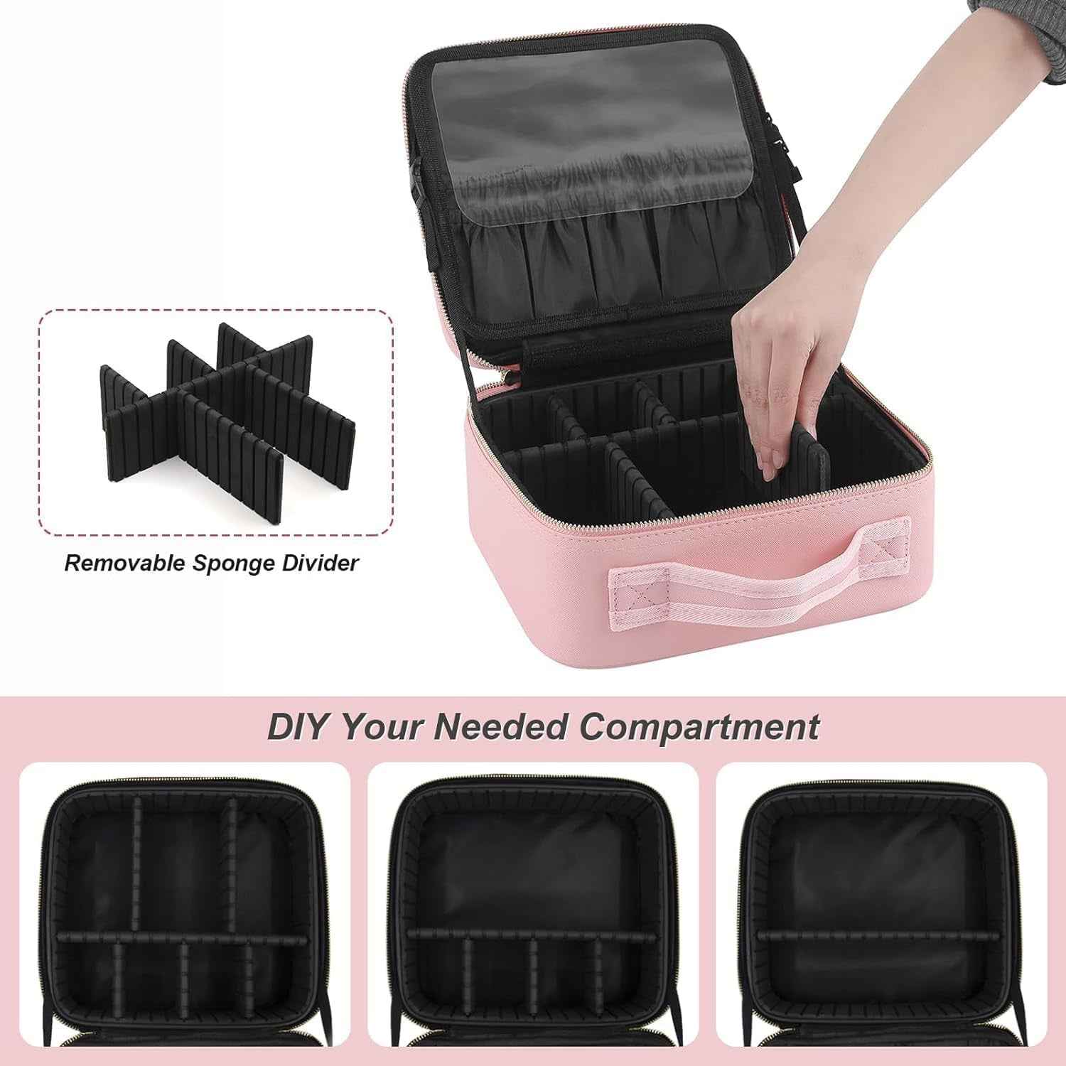 Premium LED Light Makeup Organizer Box
