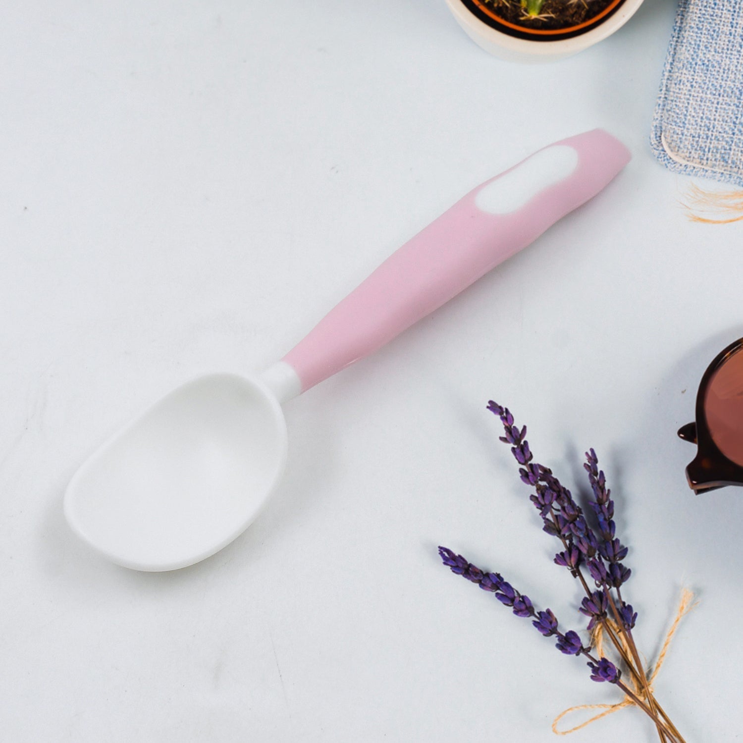 Silicone Bendable Kids Spoon & Fork Set – Toddler Self-Feeding Utensils (2 Pc Set) Variety Bazaar