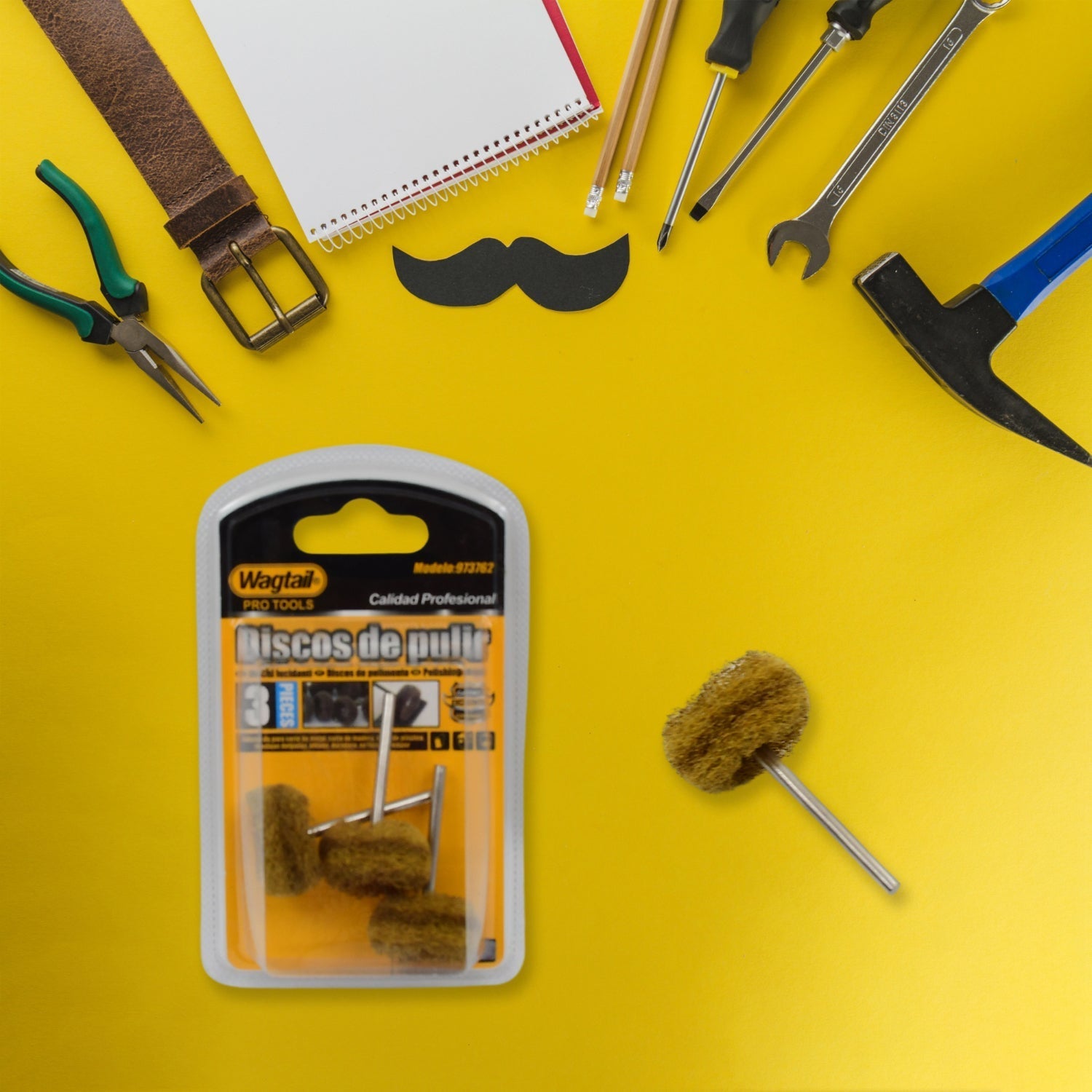 Abrasive Buffing Polishing Wheel Set (3 Pcs) Variety Bazaar