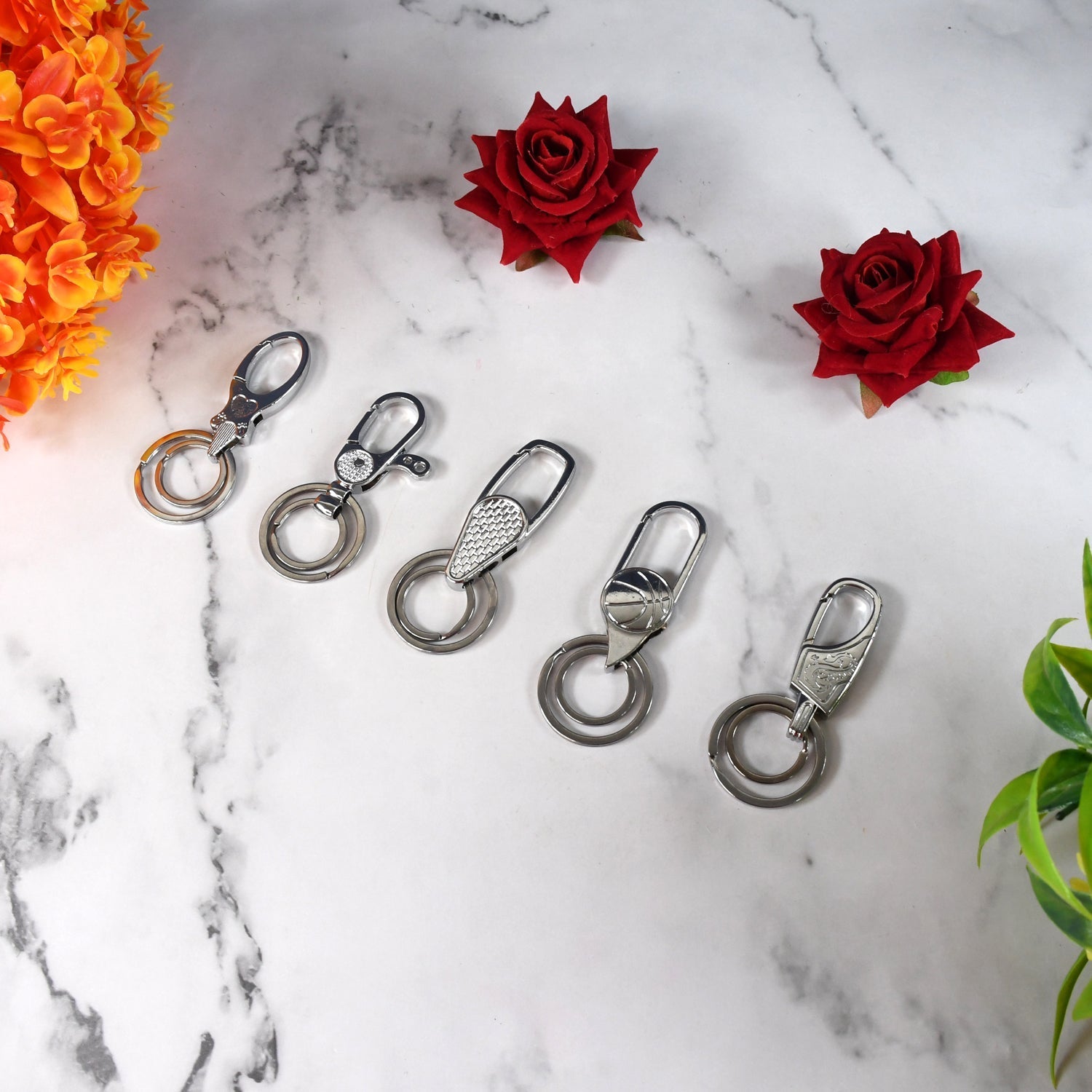 Heavy Duty Key Holder, Keychain, Key chain (1 Pc / Mix Design) Variety Bazaar