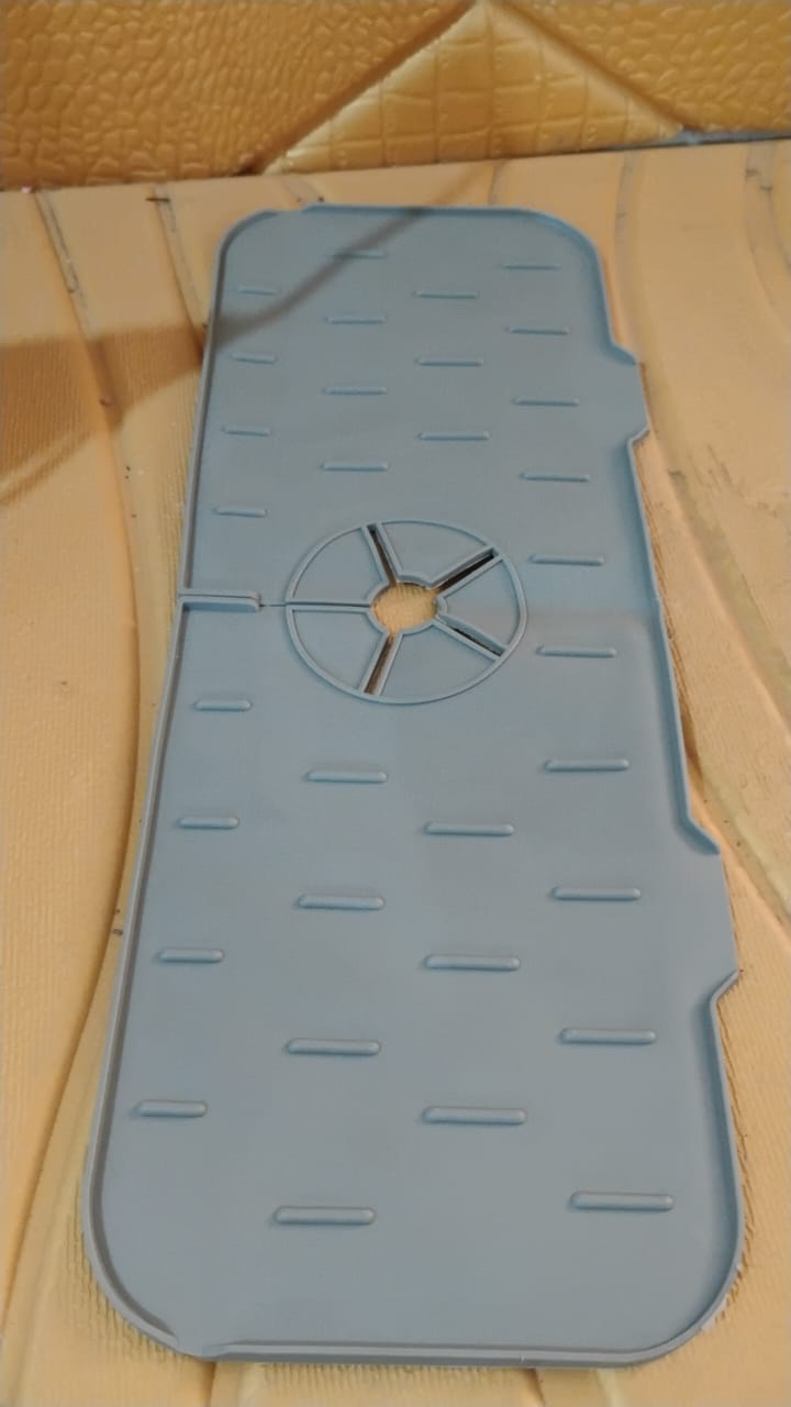 Silicone Sink Faucet Pad / Mat (1 Pc / 33x12 Cm) Variety Bazaar