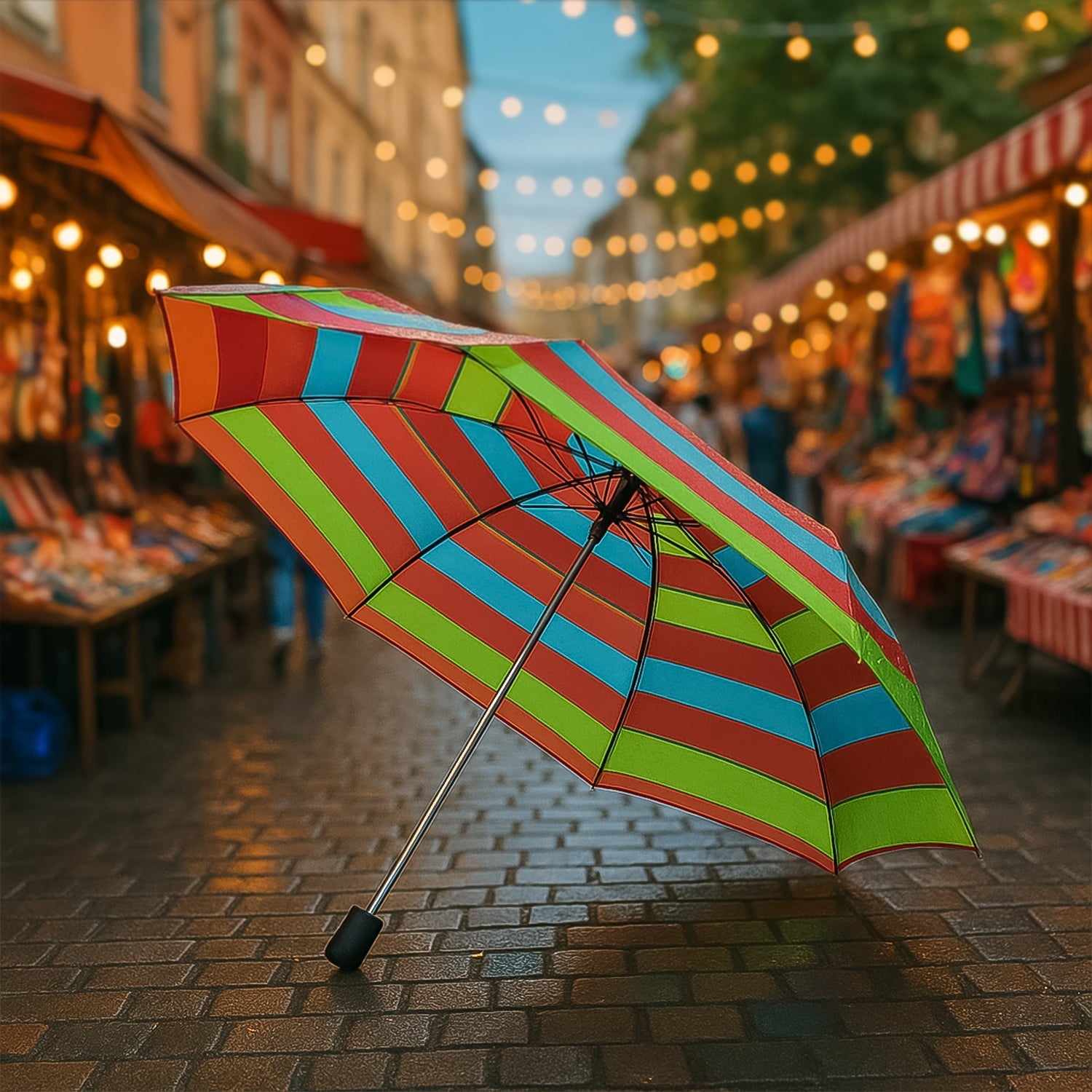 3-Fold Sun & Rain Protective Solid Foldable Umbrella, (1 Pc / Mix Design) Variety Bazaar