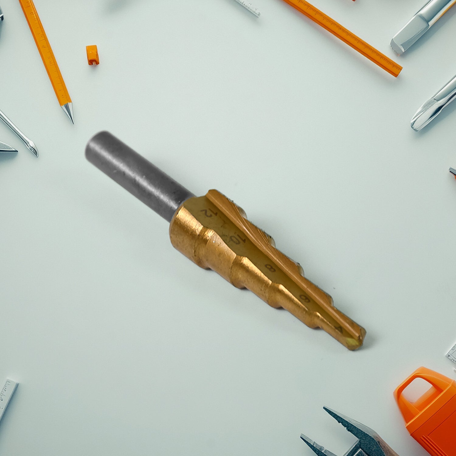 Step Drill Bit for Metal, High-Speed Steel Step Drill Bit (1 pc / 4-12 MM) Variety Bazaar