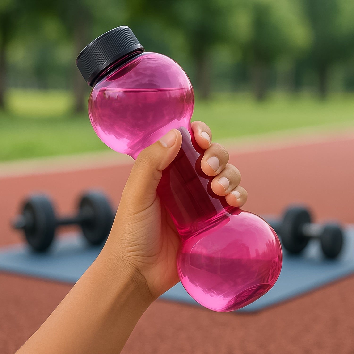 Plastic water Dumbbells Bottle Variety Bazaar
