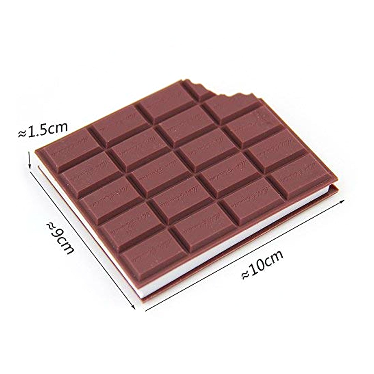 Small Chocolate Scented Bite-Shape Pocket Diary – Rectangular Memo Notebook for Kids (80 Pages) Variety Bazaar