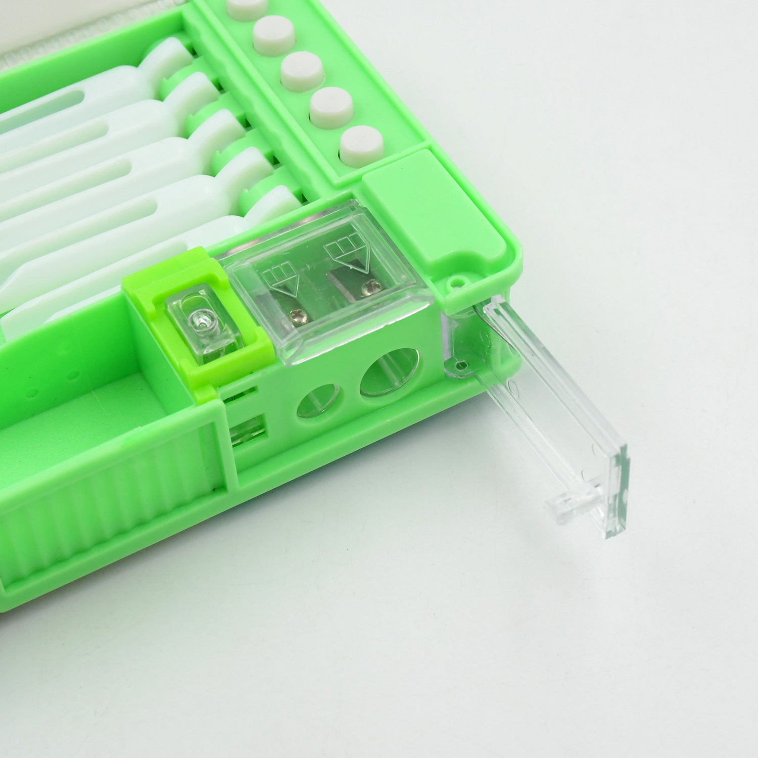 Multipurpose Compass Box (2 Compartments): Cartoon Pencil Case for Kids Variety Bazaar