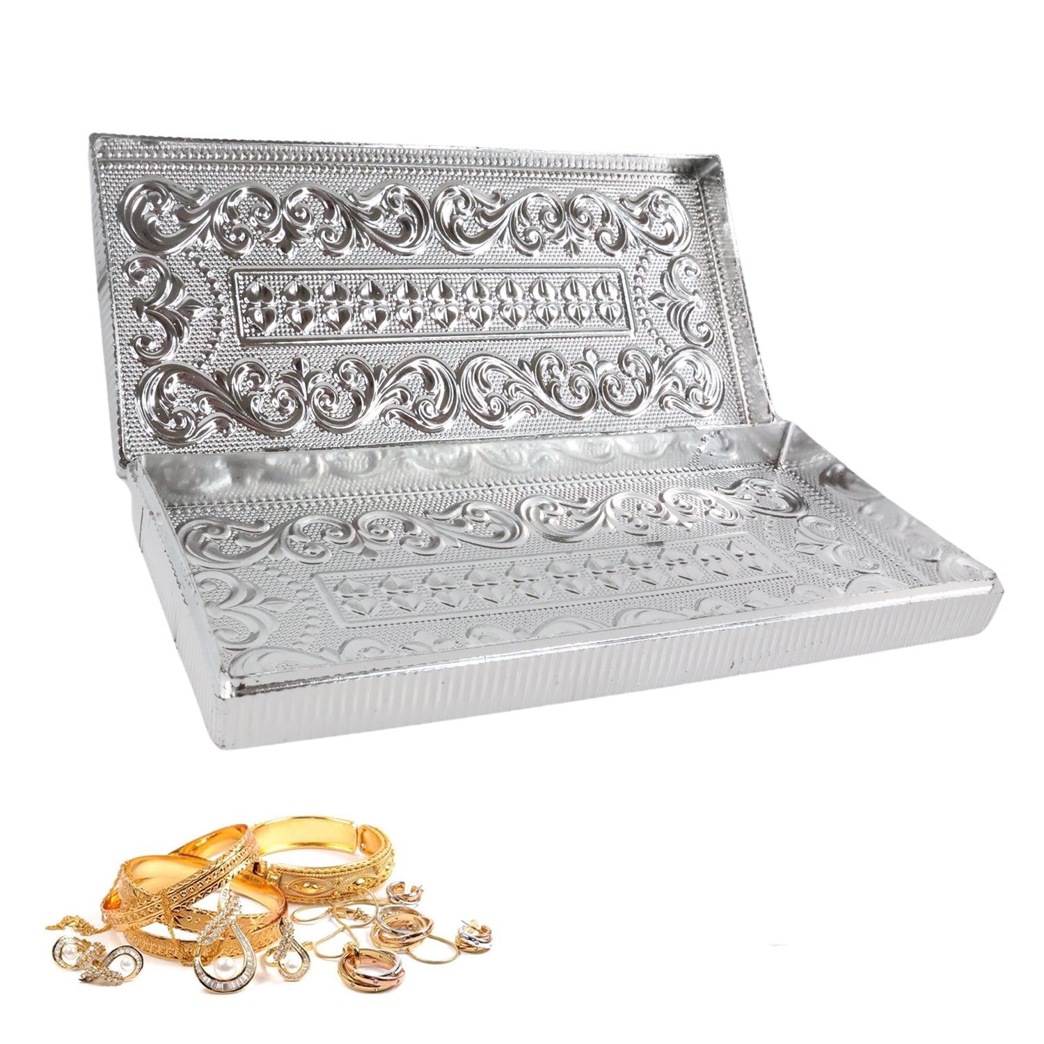 Multipurpose Rectangular Shaped Decorative Designer Gifting Cash Box (1 Pc / 20×9 Cm) Variety Bazaar