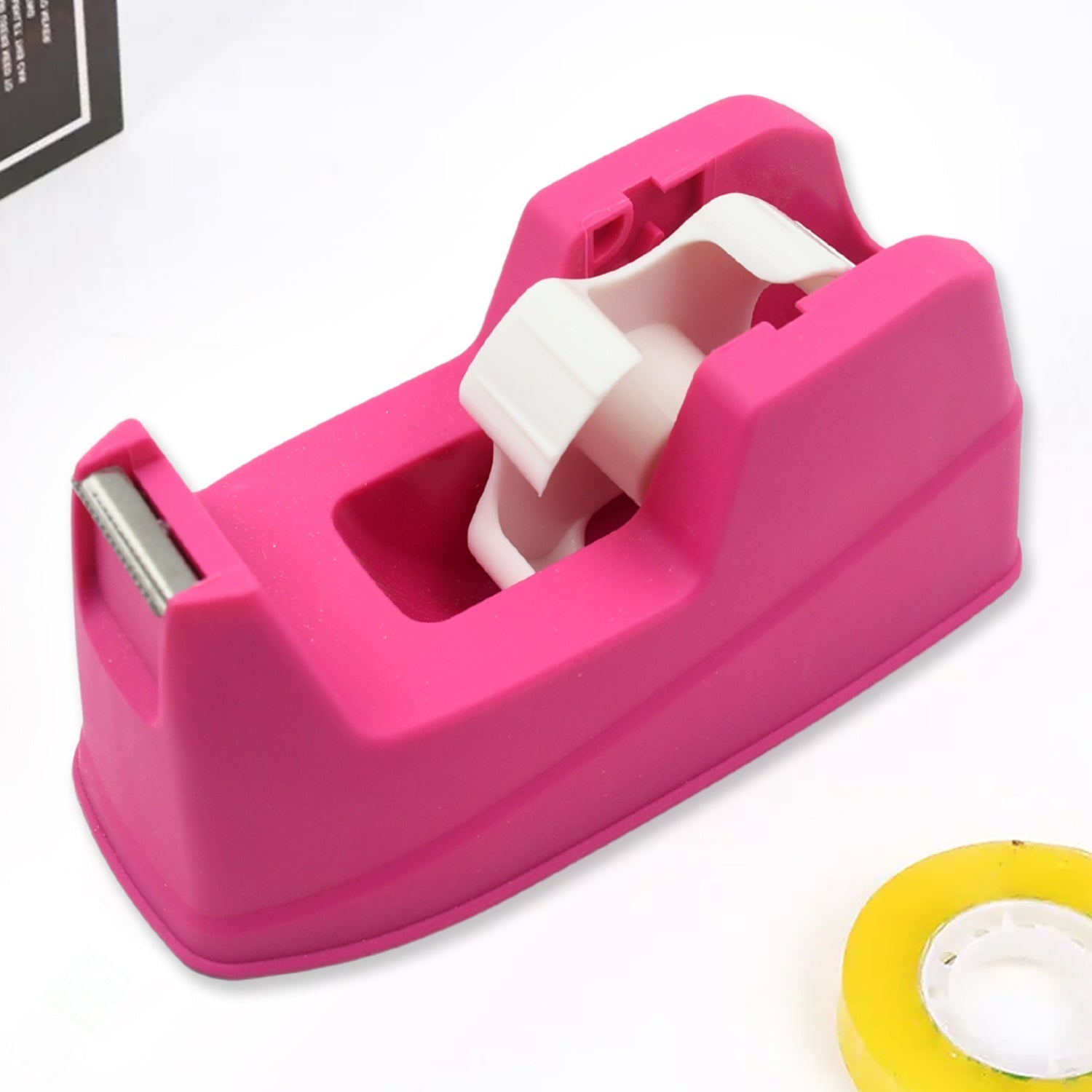 Plastic Tape Dispenser Cutter for Home Office use, Tape Dispenser for Stationary, Tape Cutter Packaging Tape (1 pc / 631 Gm) Variety Bazaar