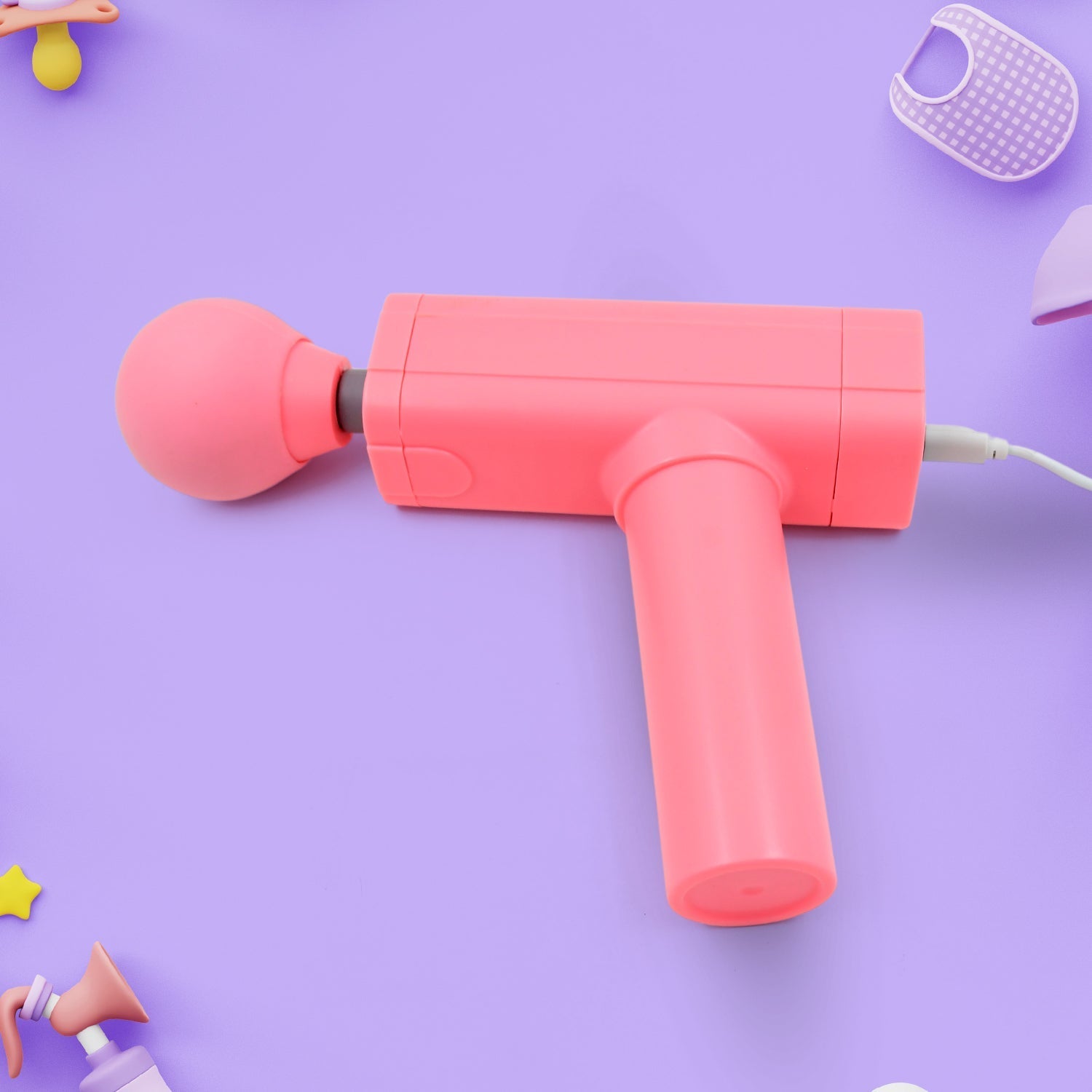 Massage Gun Deep Relax, Powerful Muscle Massager, USB Chargeable (1 Pc) Variety Bazaar