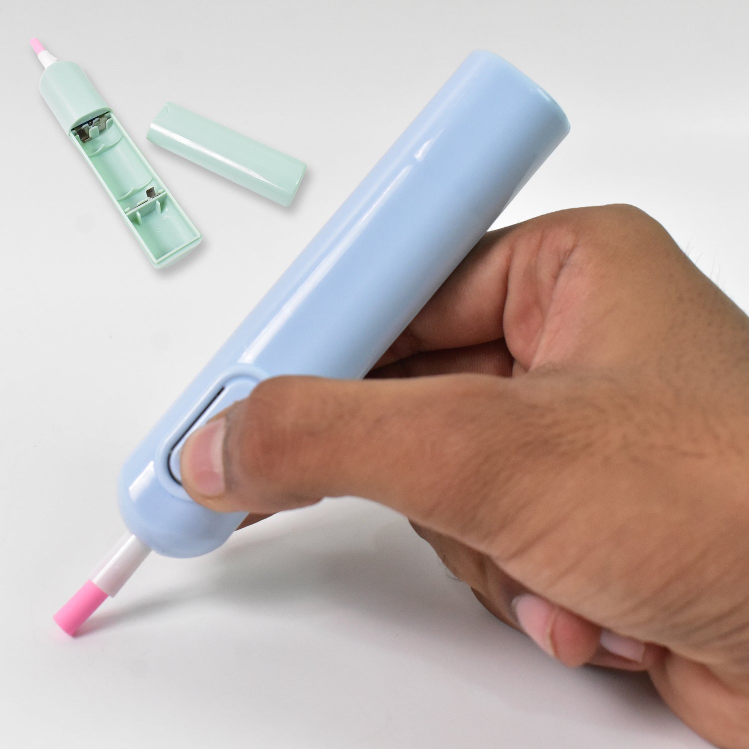 Electric Eraser Kit – Battery Operated with 10 Refills for Drawing & Sketching (Mix Design / Battery Not Included) Variety Bazaar