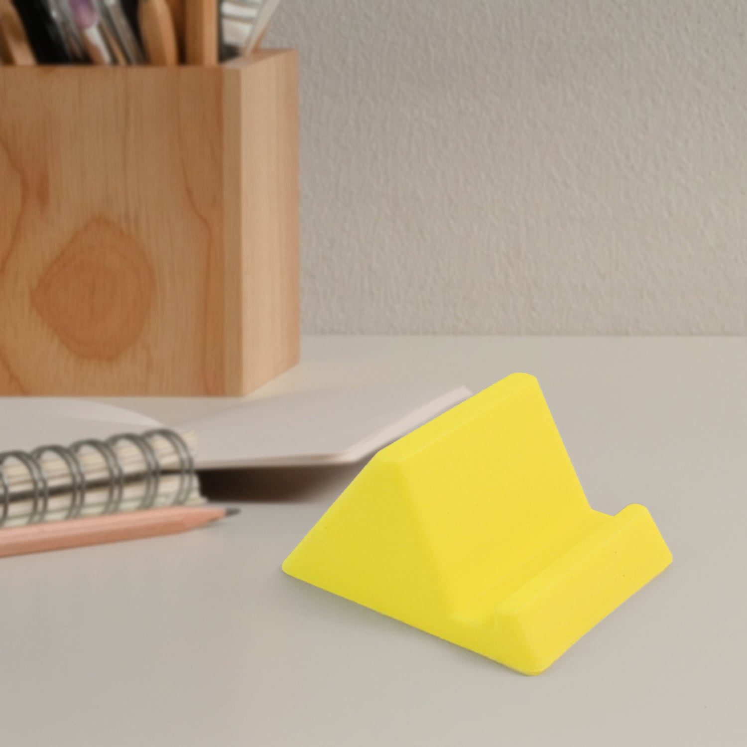 Compact Plastic Mobile Phone Holder Stand (1 Pc & Mix Color) Variety Bazaar