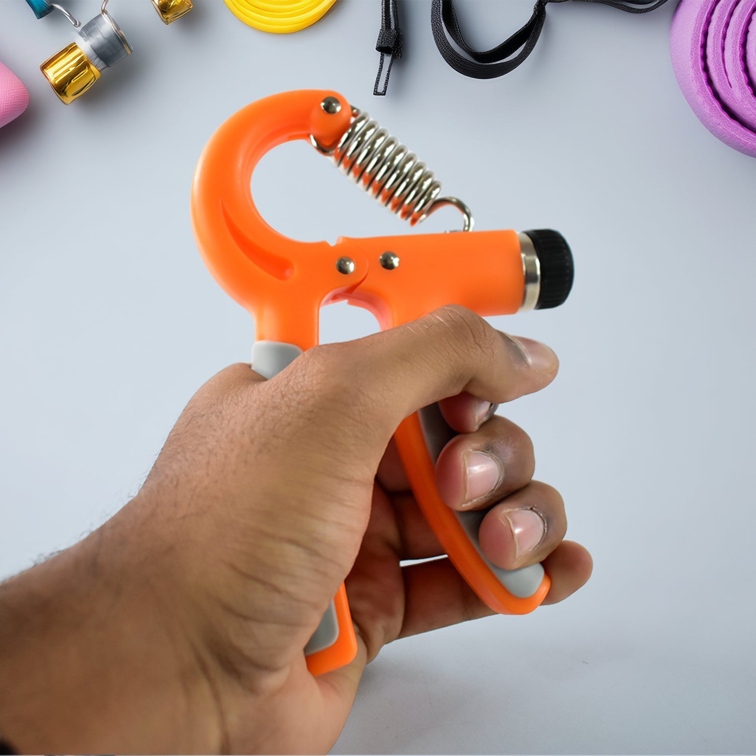 Adjustable Hand Grip Strengthener – 5kg to 60kg Resistance (1 Pc) Variety Bazaar