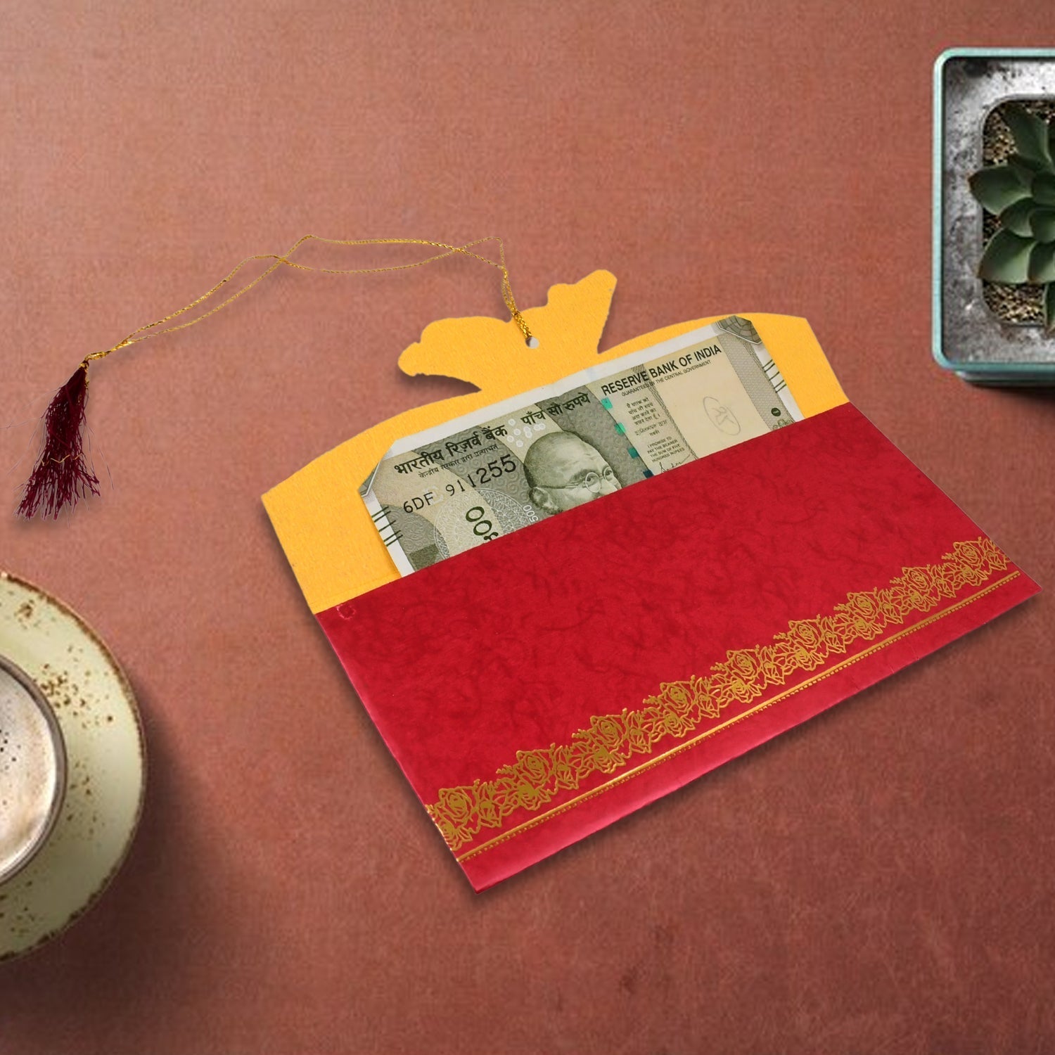 Wedding Gift Card / Cover (1 Pc / Multicolour) travel sahayak