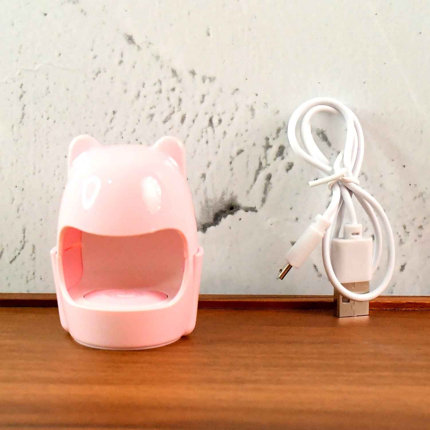 Mini LED Nail Dryer – USB Rechargeable Nail Polish Curing Lamp (1 Pc)