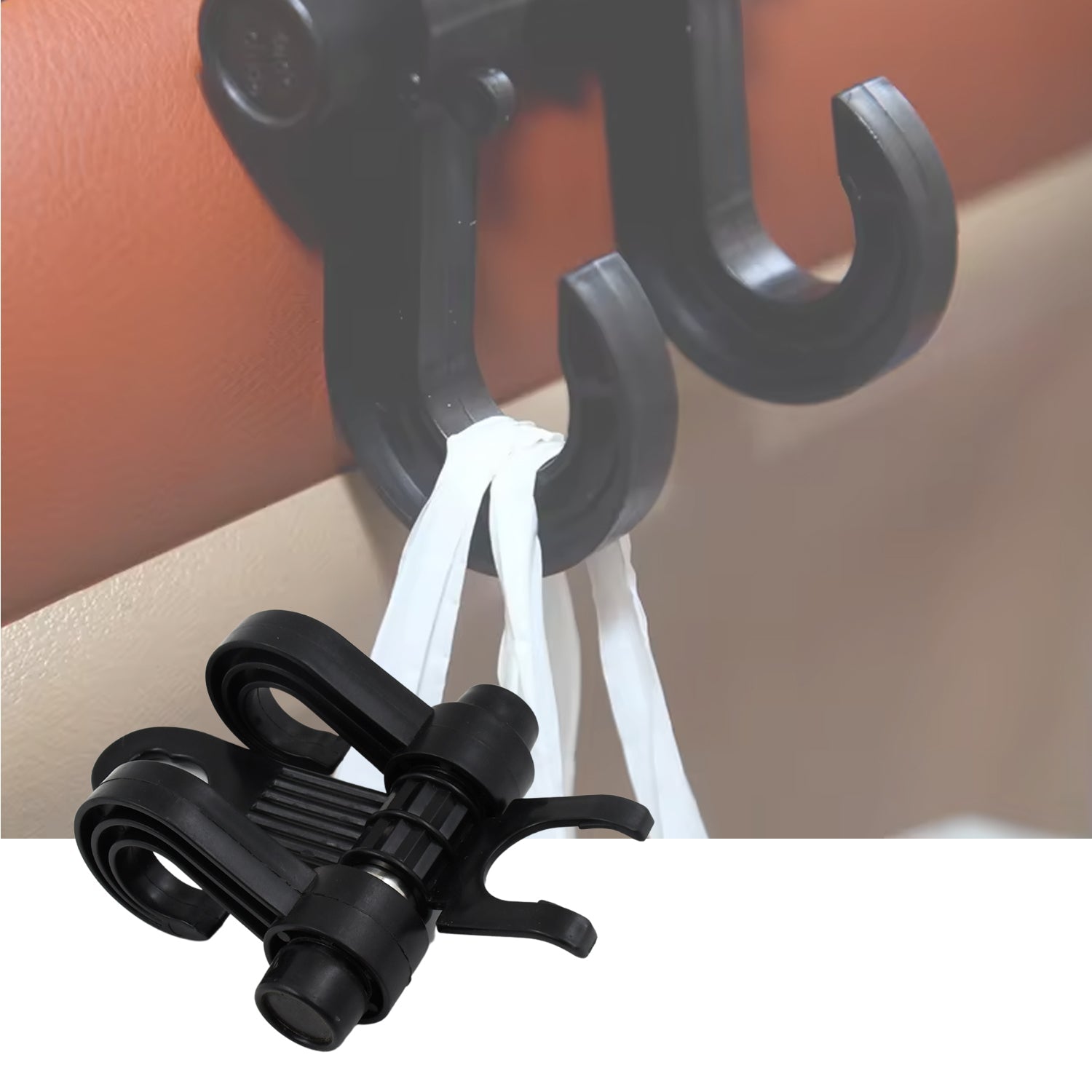 Car Hooks Vehicle Back Seat Hidden Headrest Hanger (1 Pc) Variety Bazaar