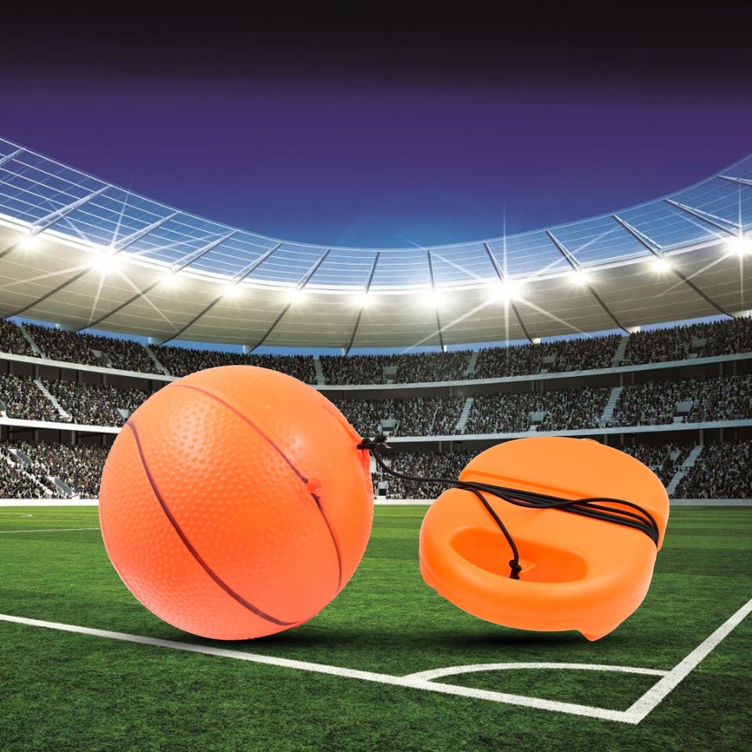 Football Rebound Ball with String (1 Set) Variety Bazaar