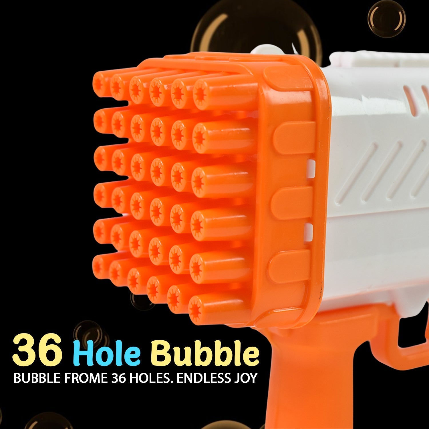 36 Holes Big Rechargeable Powerful Machine Bubble Gun Toys (1 Set) travel sahayak