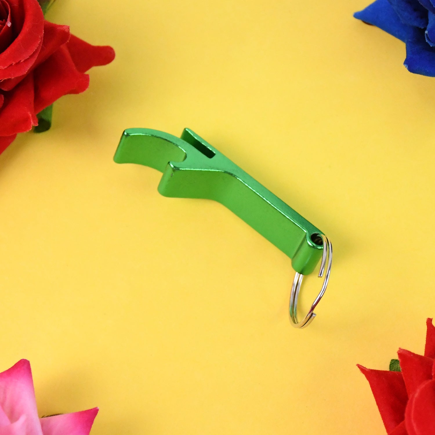 Metal Bottle Opener Keychain (1 Pc) Variety Bazaar