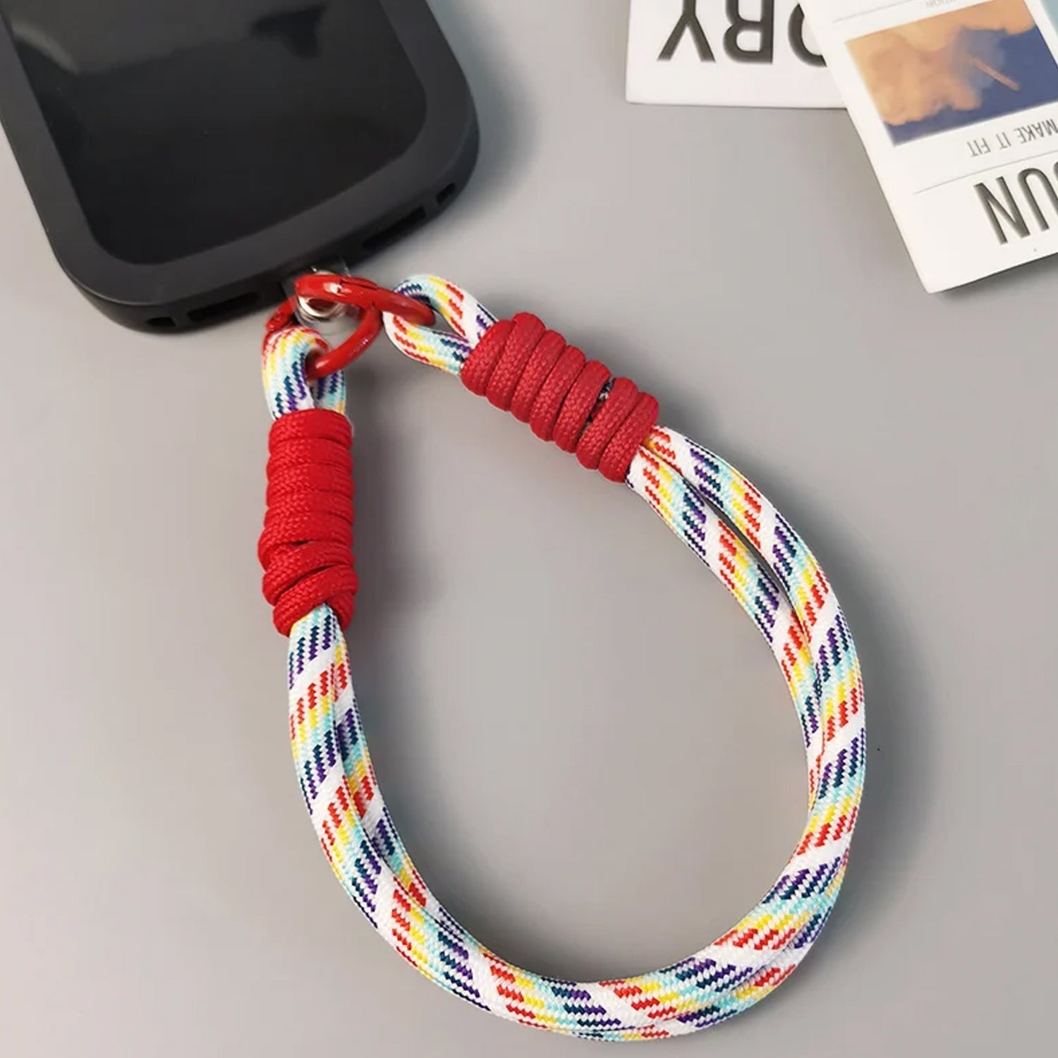 Universal lanyard for phone, Cross-body Cell Phone Lanyard With All Smartphones (1 pc / 52 Inch / Multicolor) Variety Bazaar