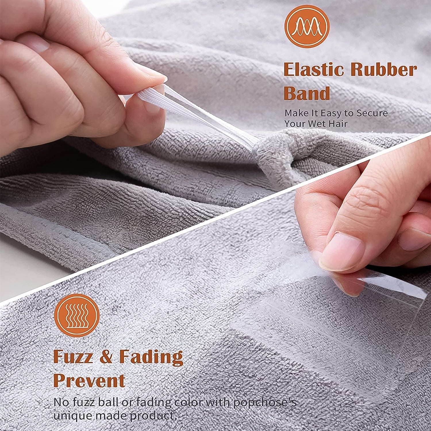 Quick Turban Hair-Drying Absorbent Microfiber Towel / Dry Shower Caps, Hair accessories Variety Bazaar