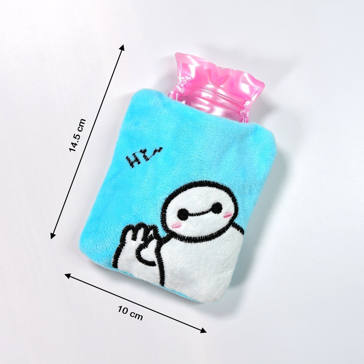 Blue Baymax Small Hot Water Bag with Cover for Pain Relief Variety Bazaar