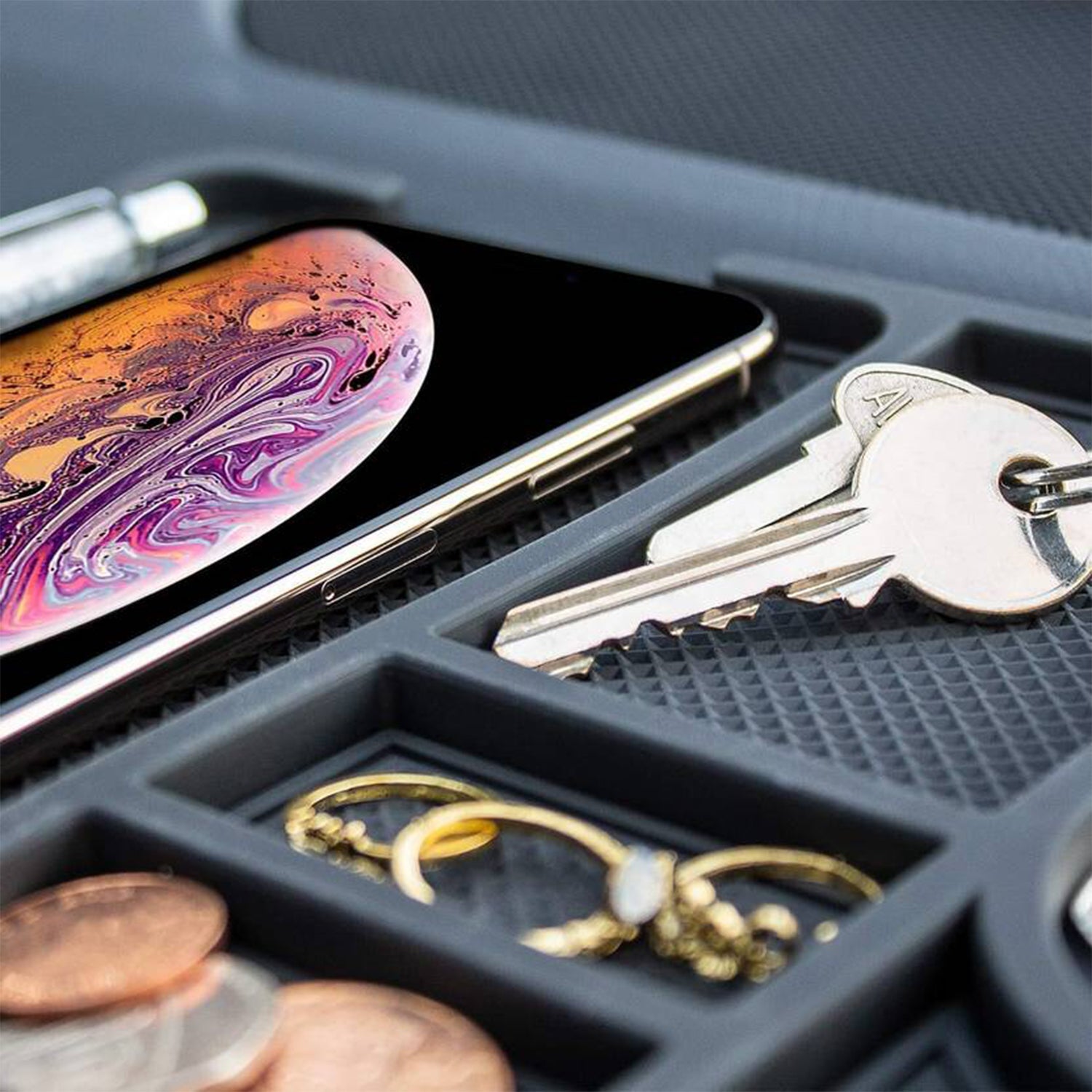 Car Dashboard Mat & Mobile Phone Holder Mount Variety Bazaar