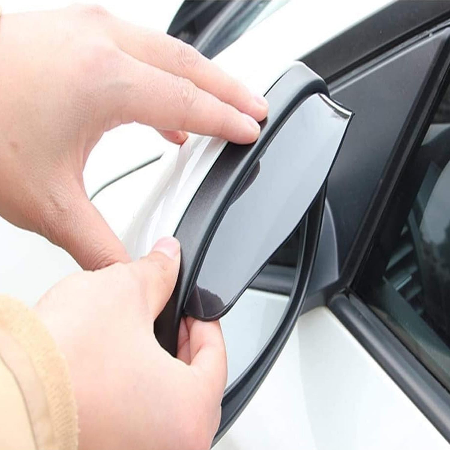 1 Pair Mirror Rain Protector Car Rearview Mirror Rain Blades Car Back Mirror Eyebrow Rain Cover Car Rearview Mirror Eyebrow Covers Flexible Protection Rainproof Decoration Accessories (2 Pcs set) Variety Bazaar