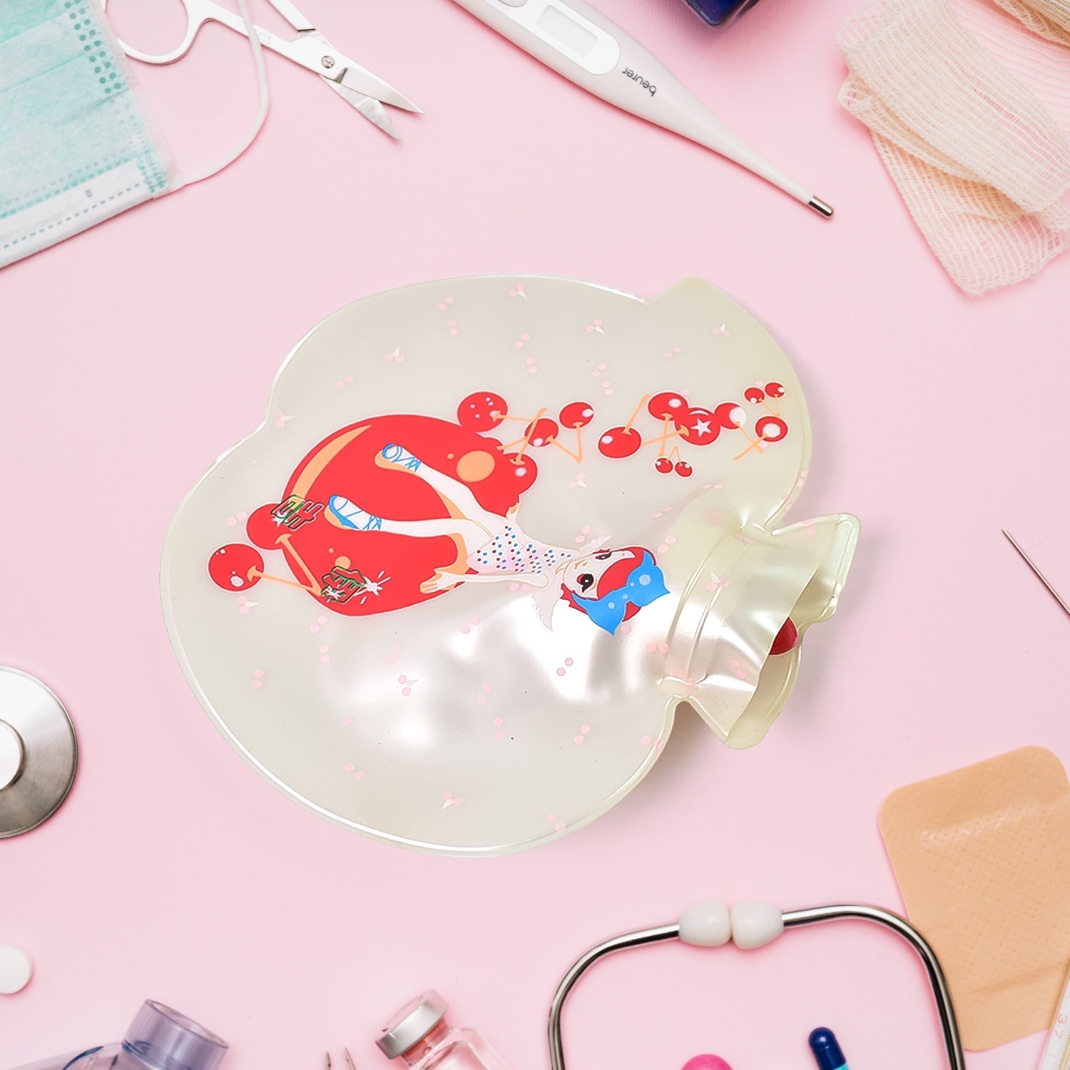 Apple Hot Water Bottle Bag For Pain Relief Variety Bazaar