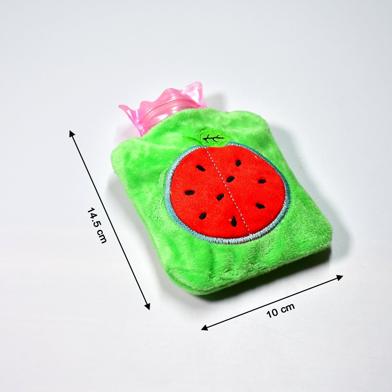 Watermelon Small Hot Water Bag with Cover – Pain Relief Warmer Variety Bazaar