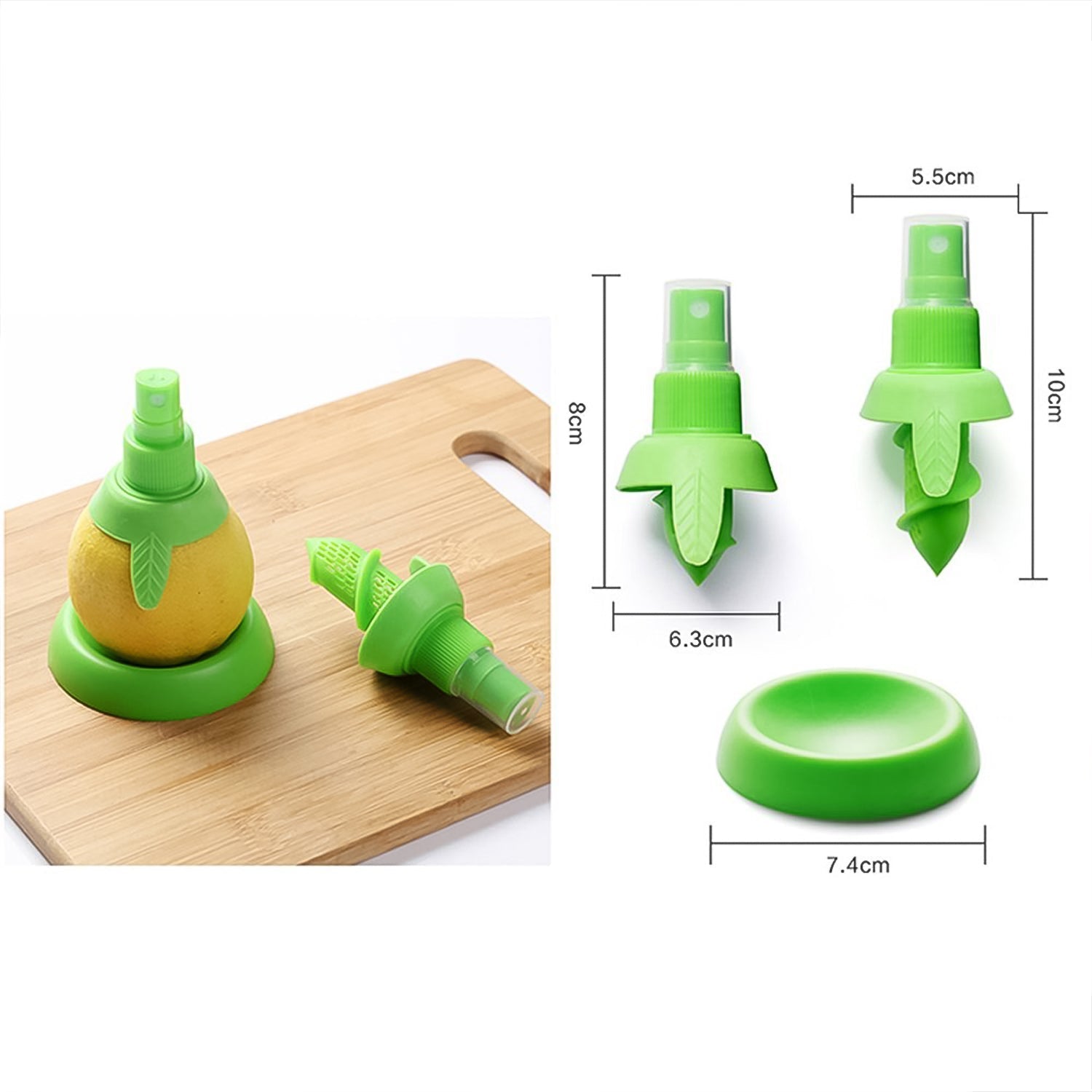 Creative Lemon Sprayer Fruit Juice Citrus Lime Juicer (3 Pcs Set) Variety Bazaar