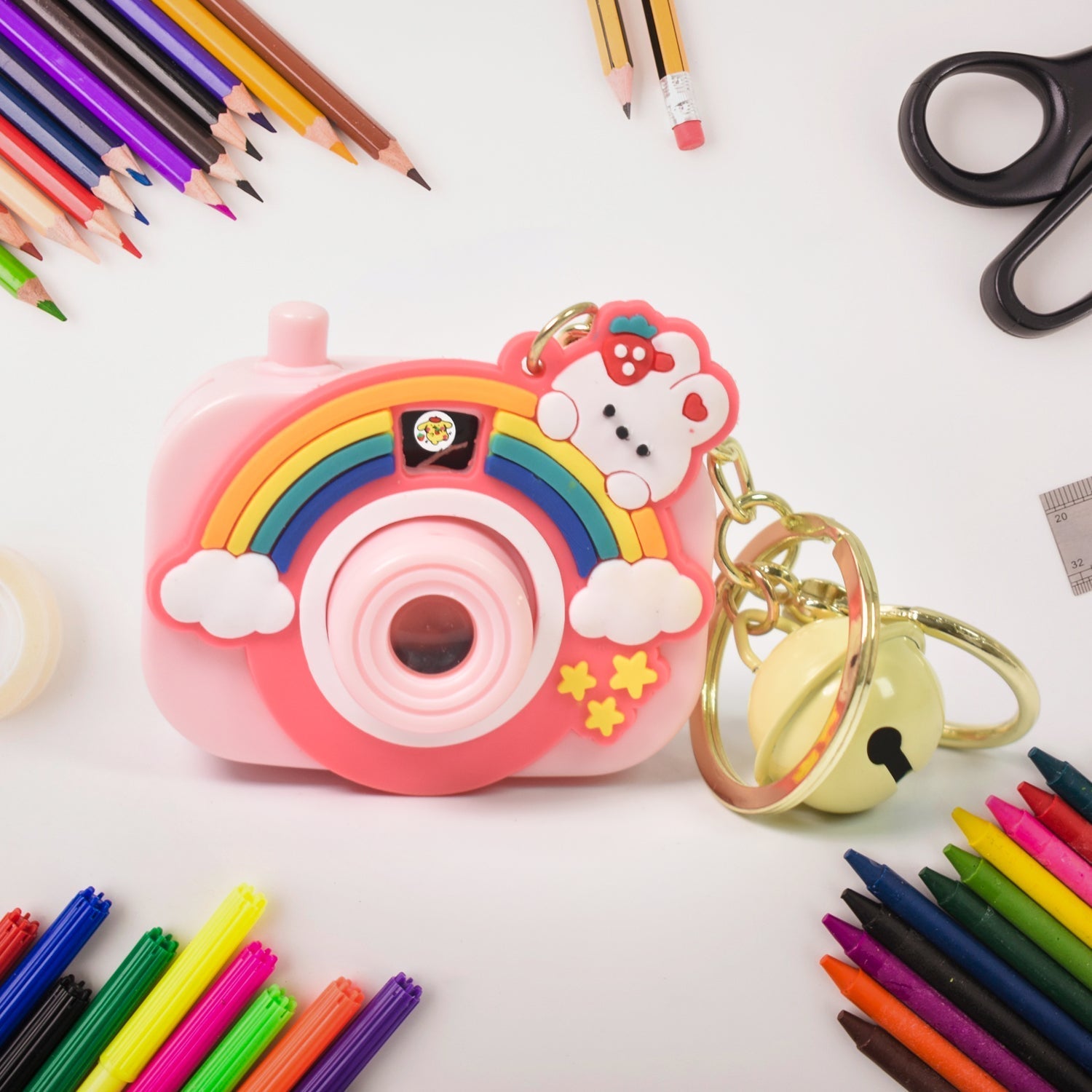 Projective Camera Keychain (1 Pc / Mix design) Variety Bazaar