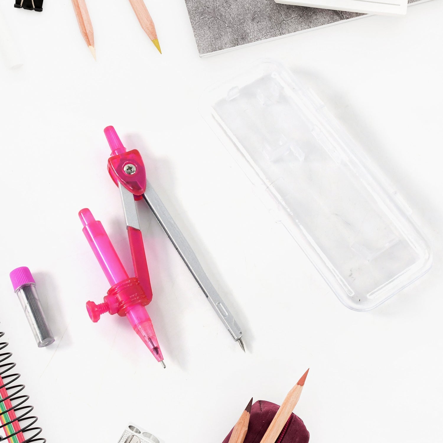 Student Geometry Compass Set (4 in 1) Variety Bazaar